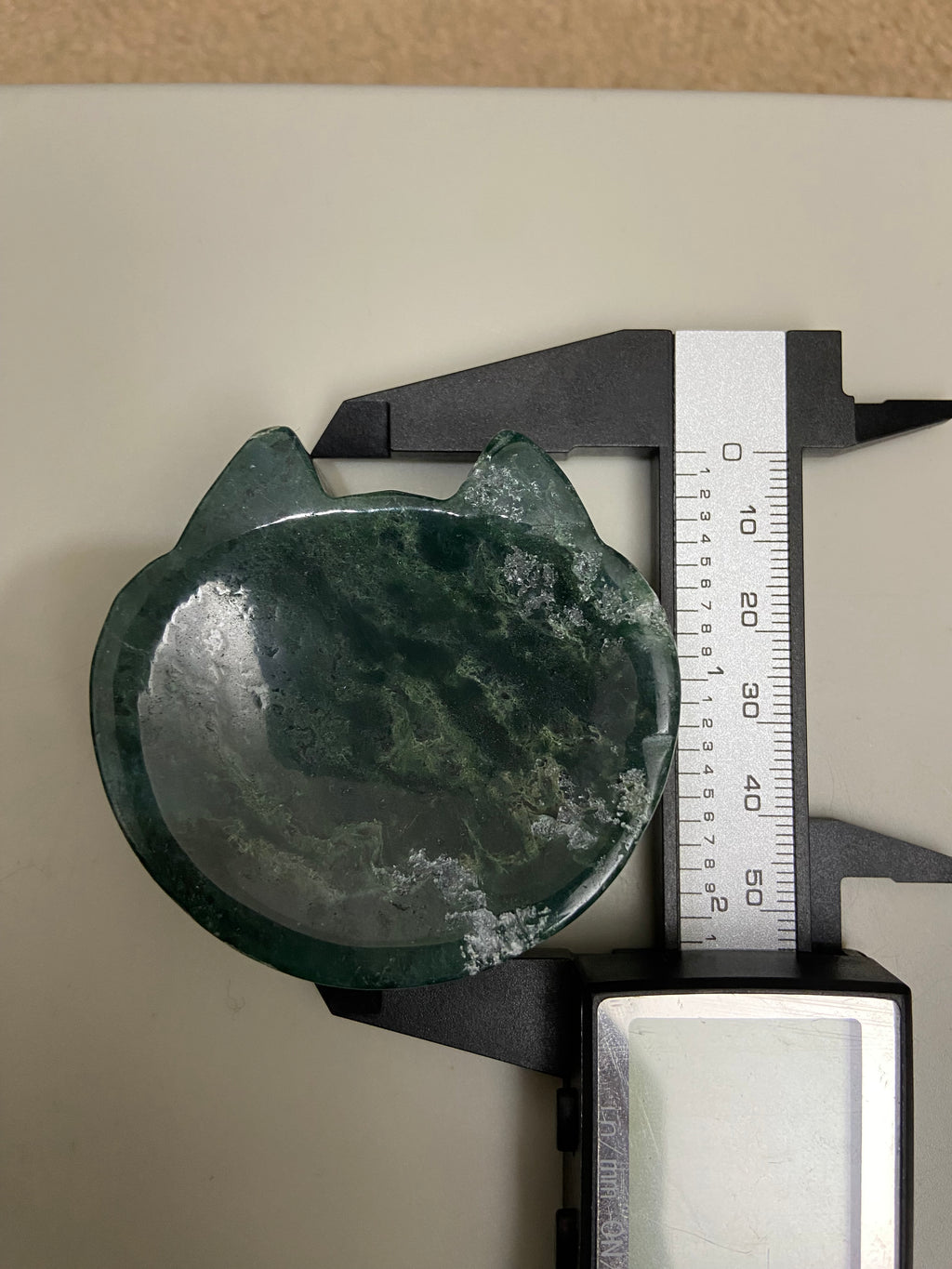 Moss Agate small Cat Bowl