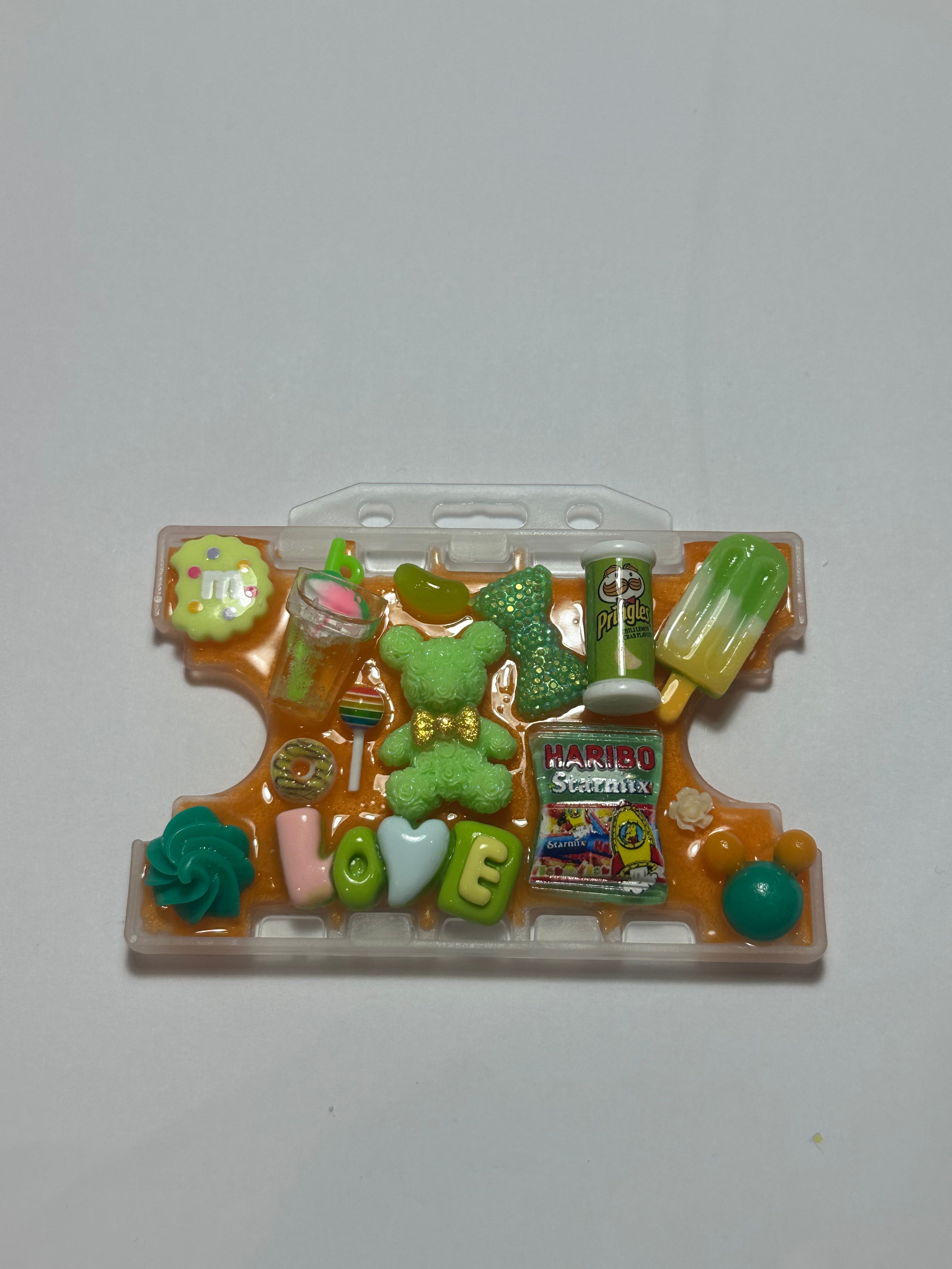 Handmade Resin Charm Lanyard Card Holder