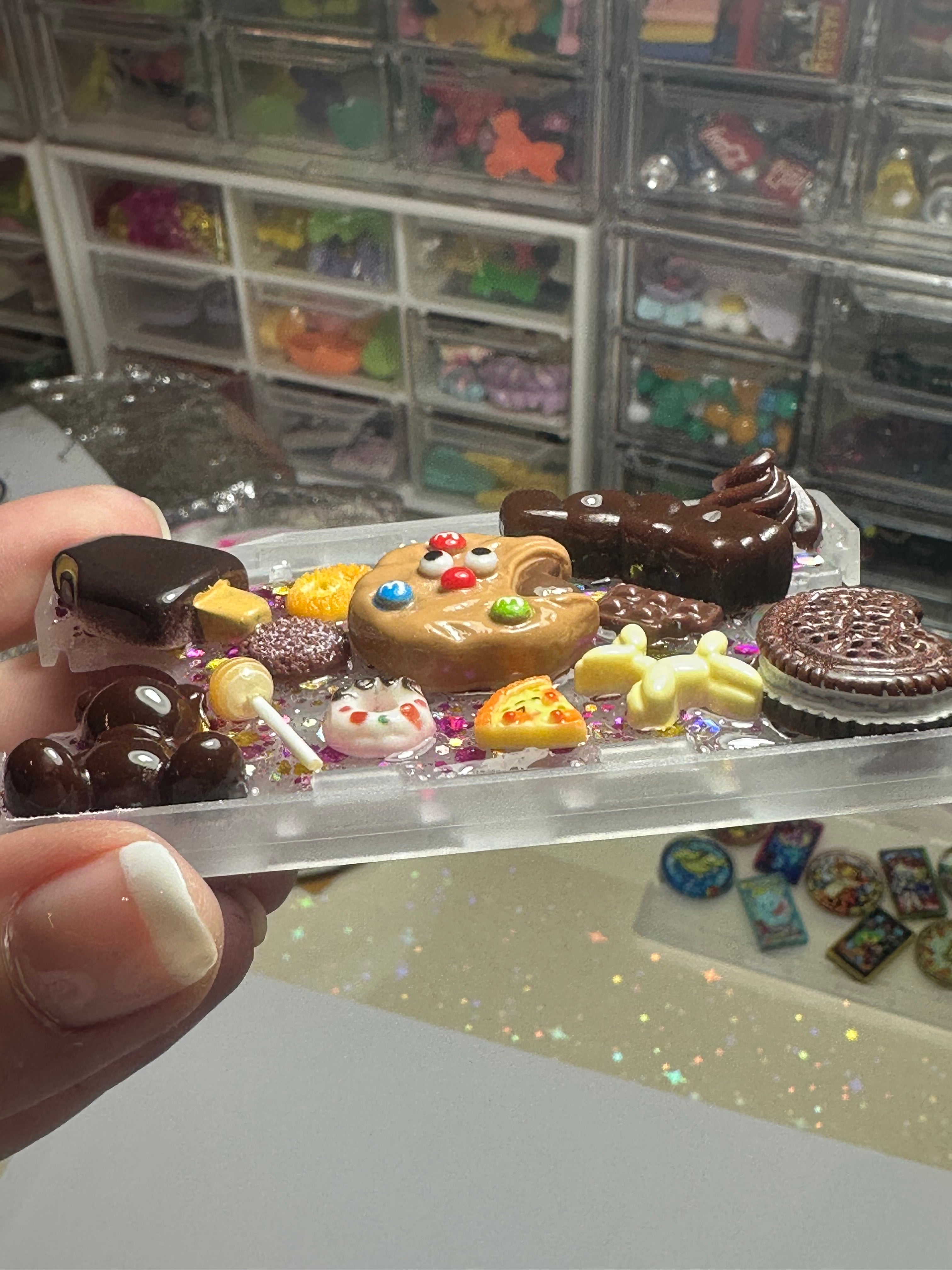 Handmade Resin Charm Lanyard Card Holder