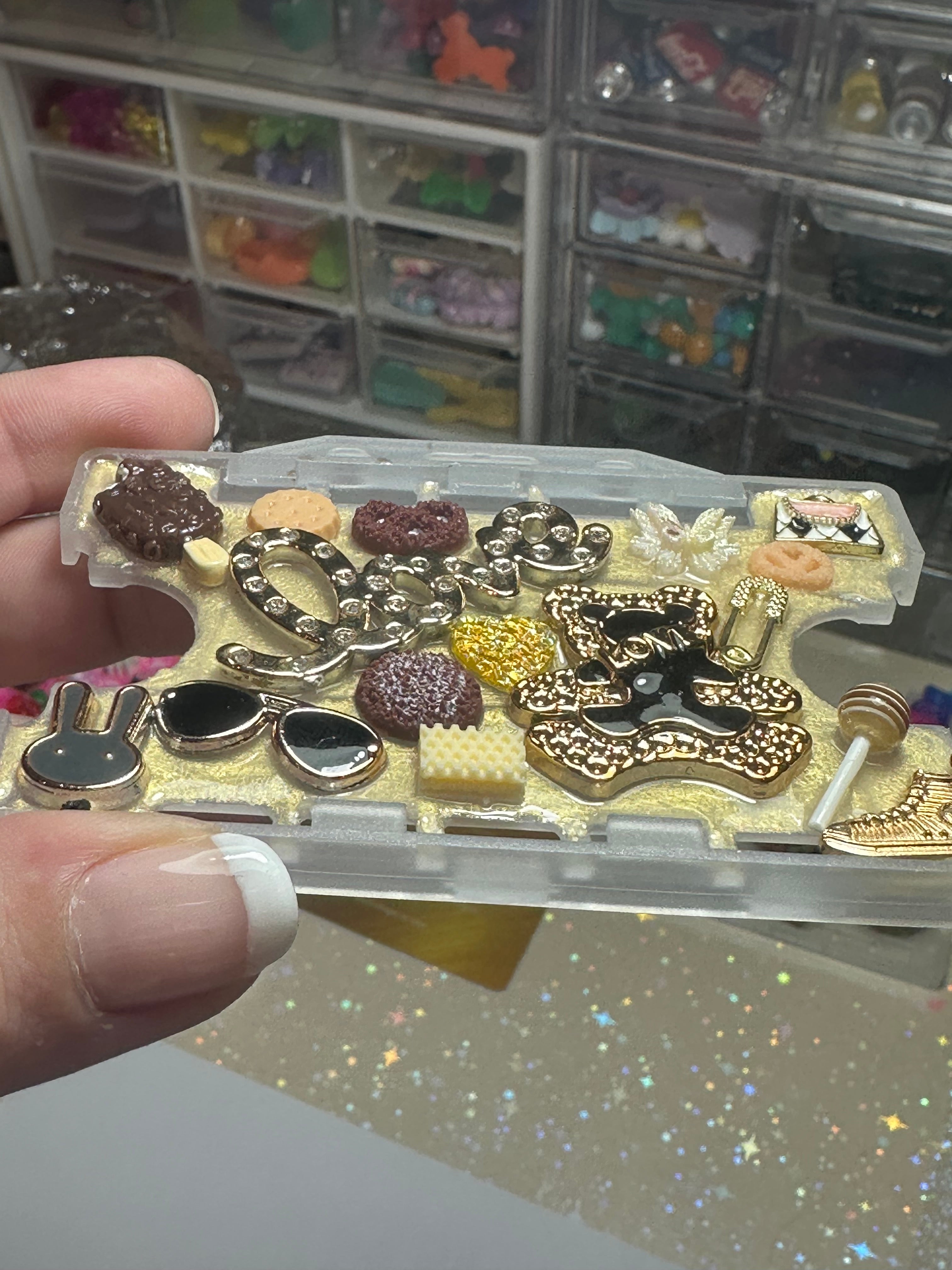 Handmade Resin Charm Lanyard Card Holder