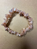 Peach Moonstone Chip Bracelet