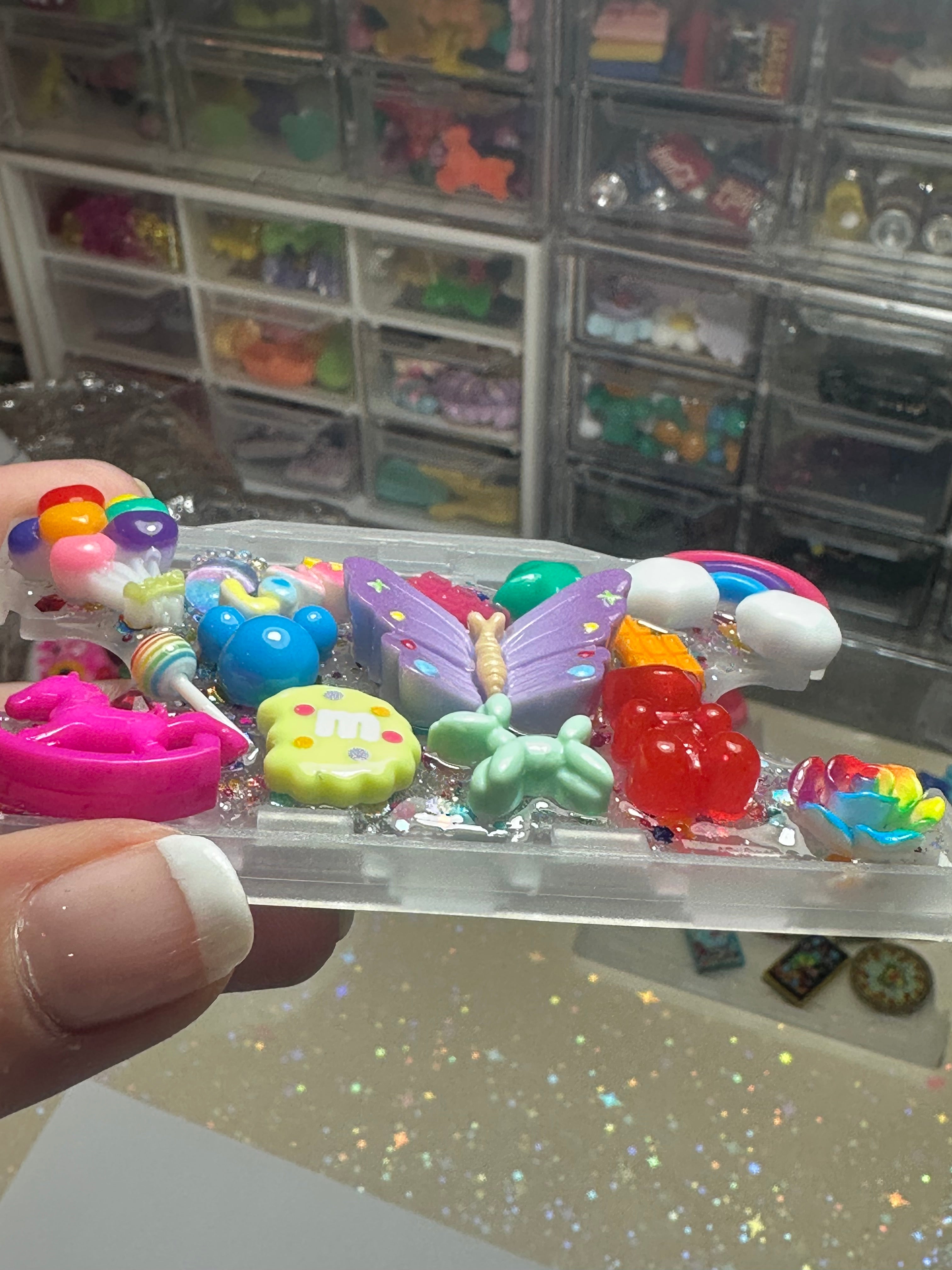 Handmade Resin Charm Lanyard Card Holder