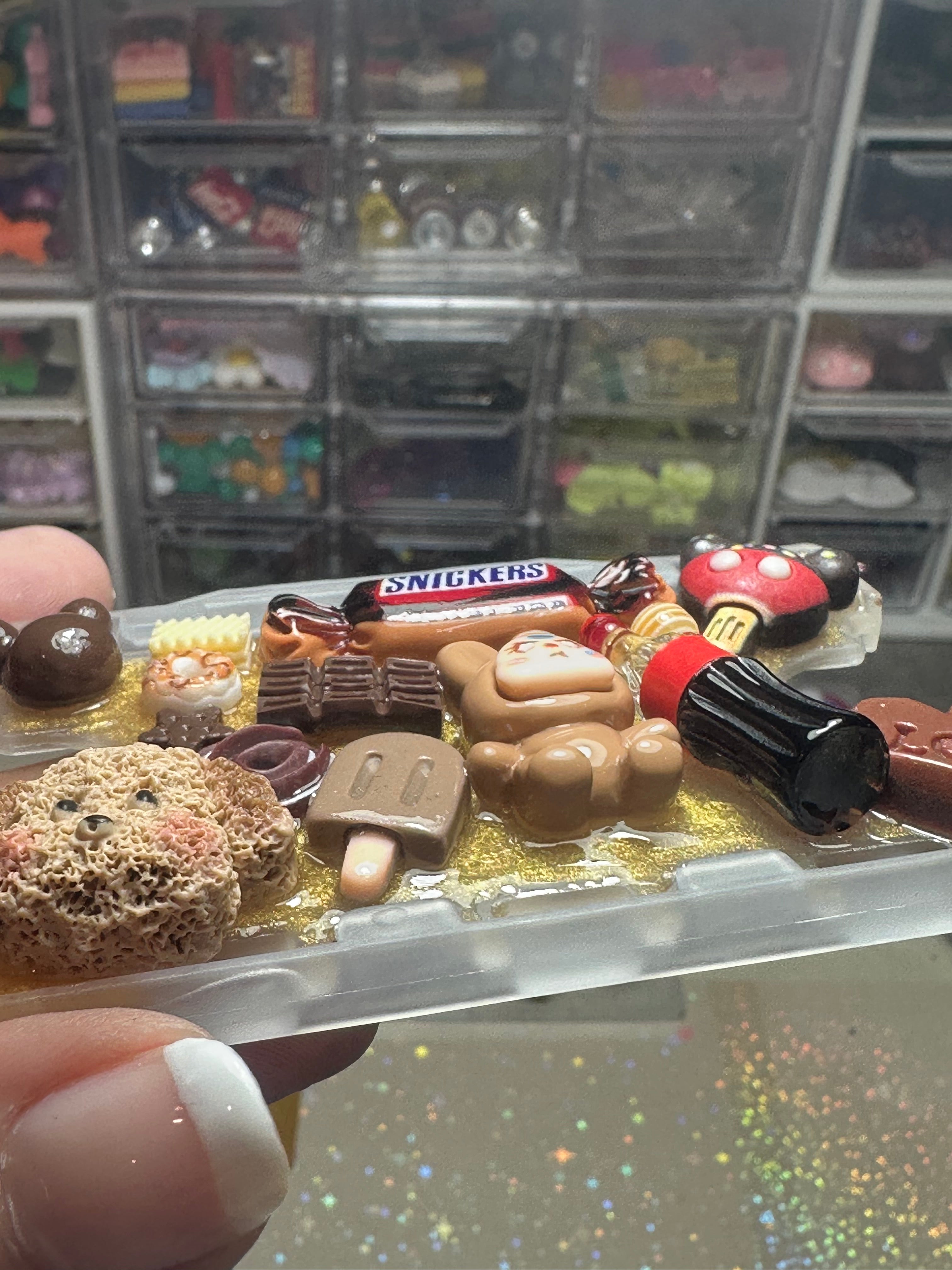 Handmade Resin Charm Lanyard Card Holder