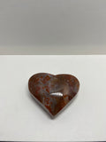 Red Moss Agate Heart 2