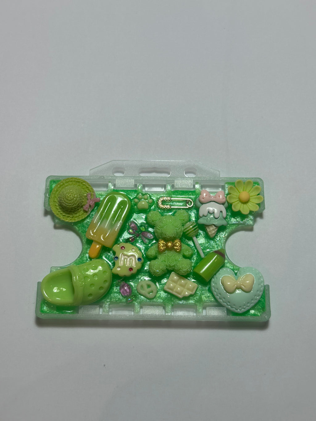 Handmade Resin Charm Lanyard Card Holder