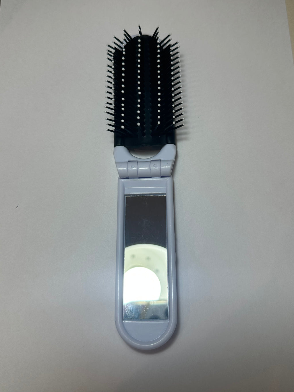 Folding Brush With Mirror