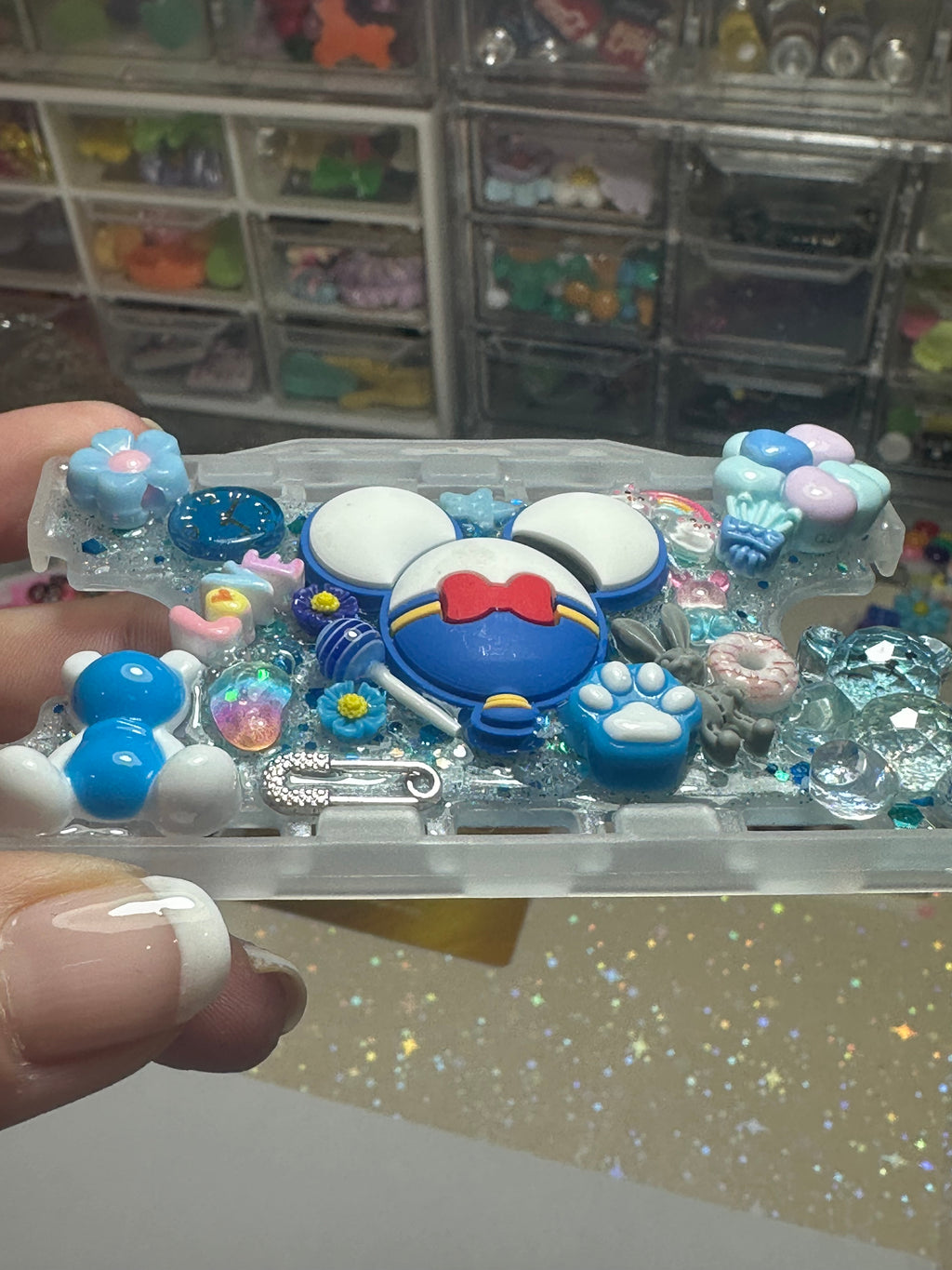 Handmade Resin Charm Lanyard Card Holder