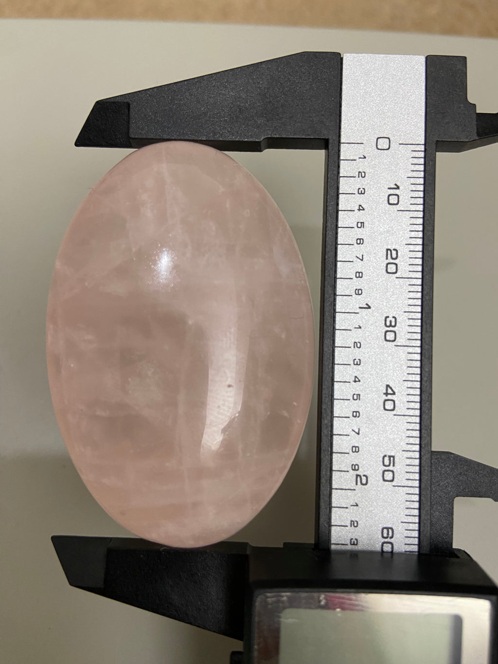 Rose Quartz Large Palm Stone