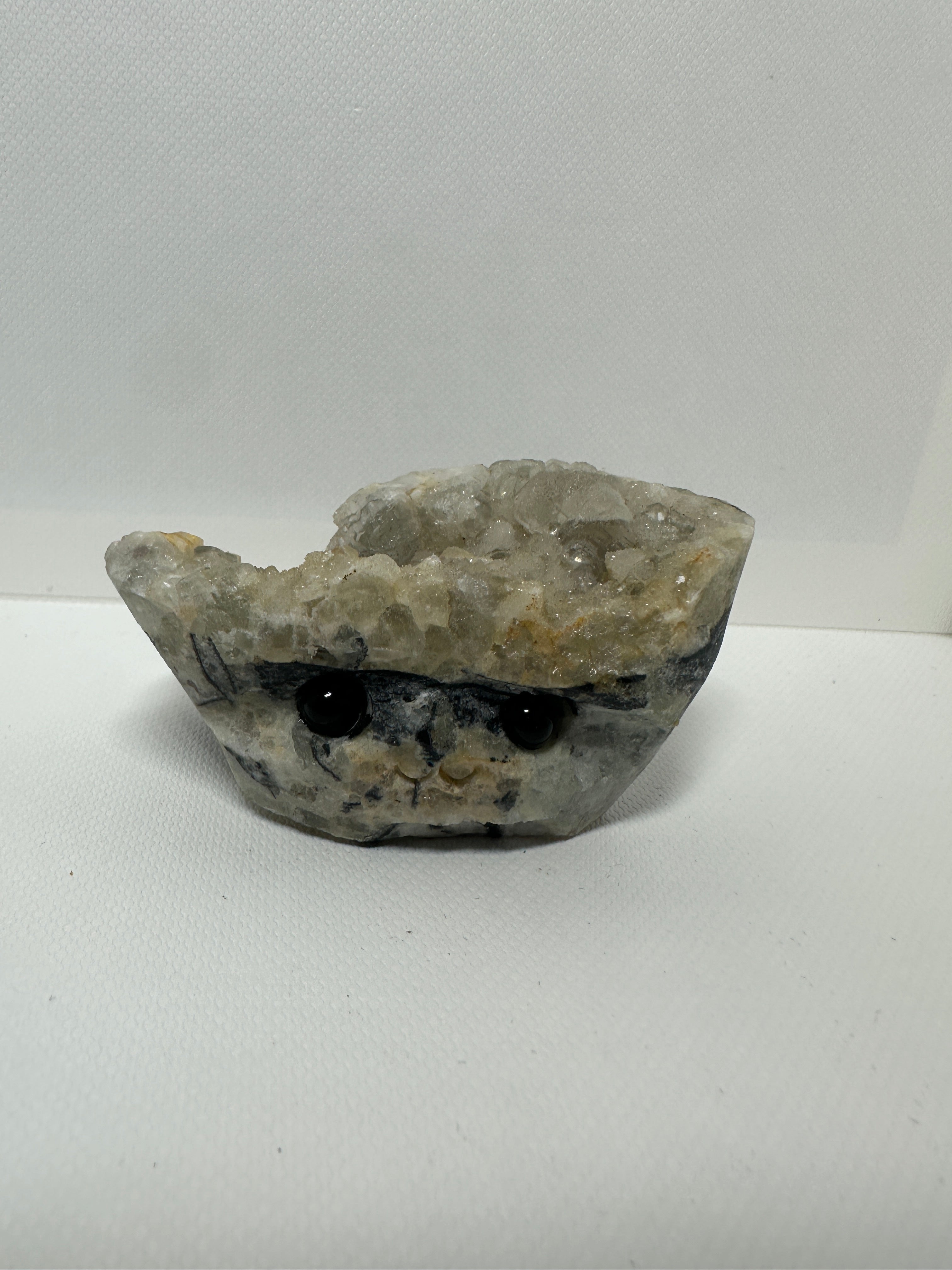 Sugar Fluorite Specimen Pet Rock Face