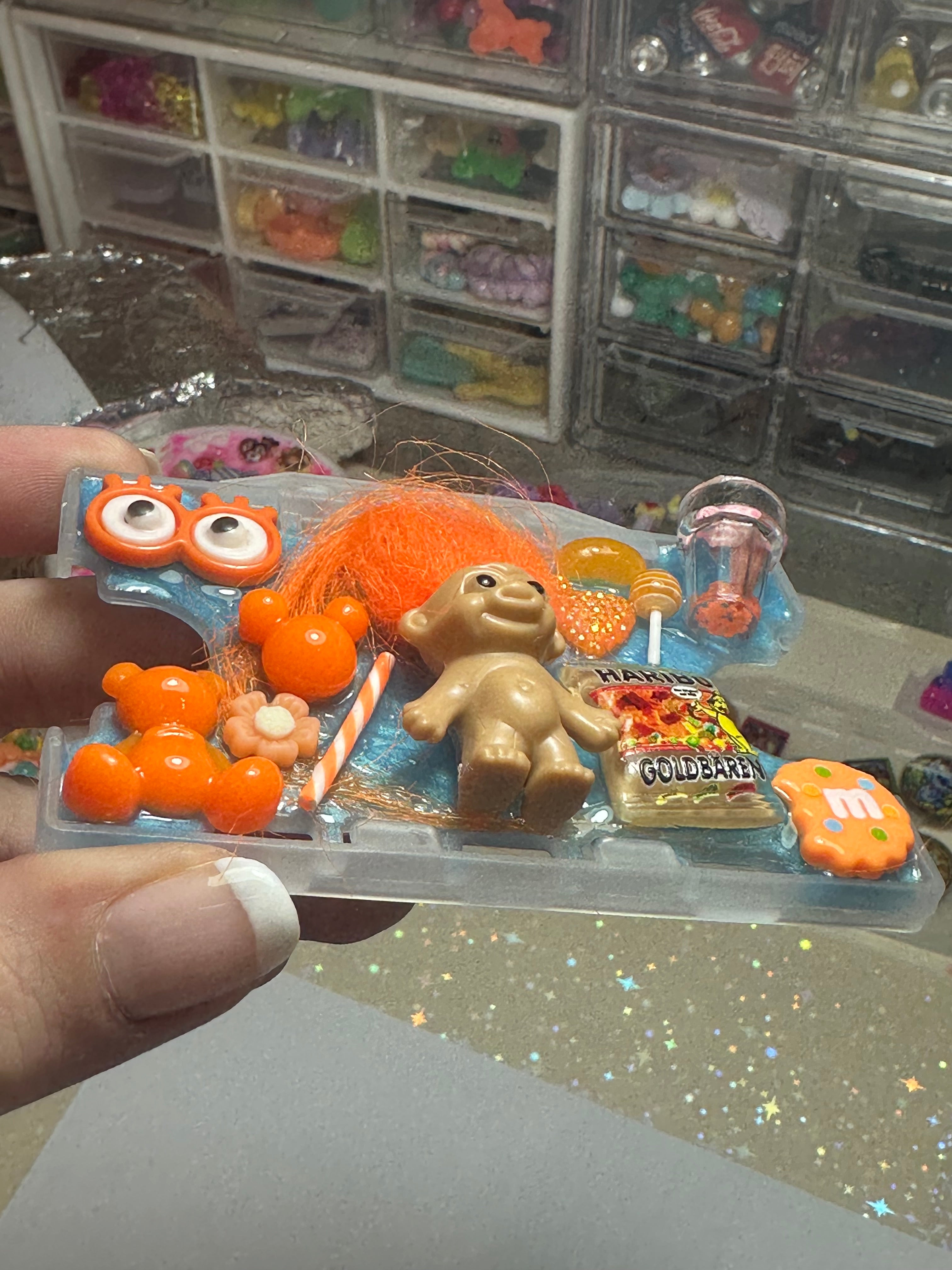 Handmade Resin Charm Lanyard Card Holder