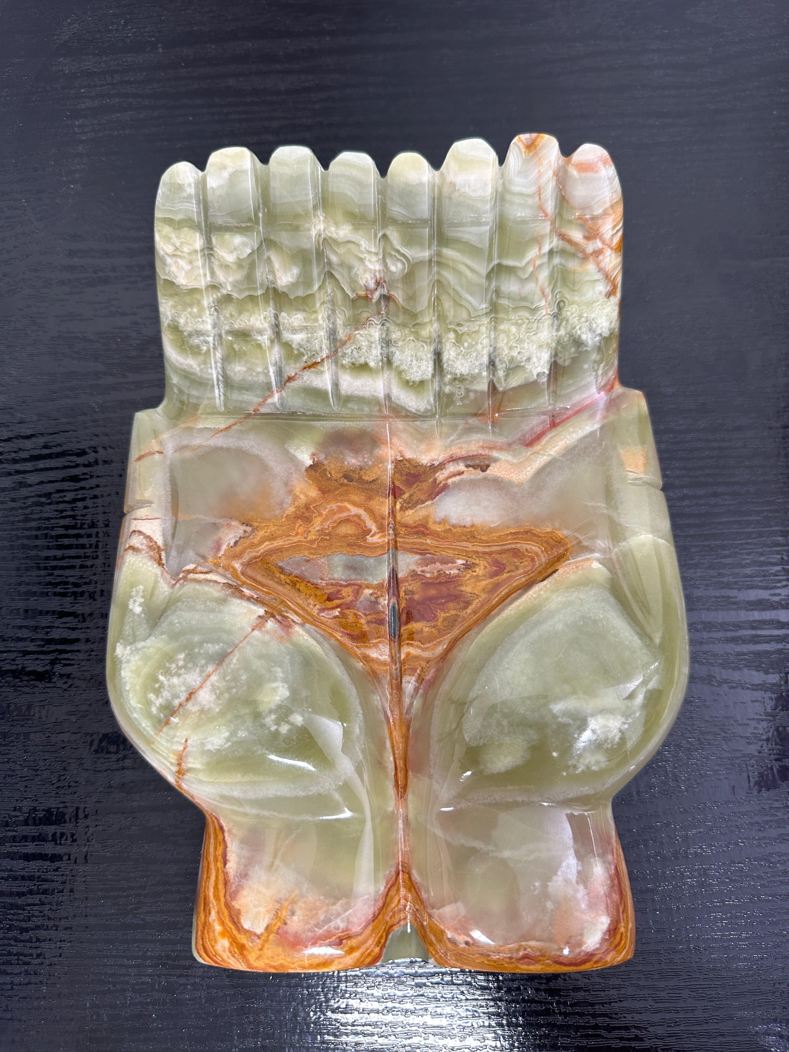 Banded Calcite Hands Large over 2kg