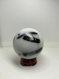 Black Tourmaline in Quartz Sphere