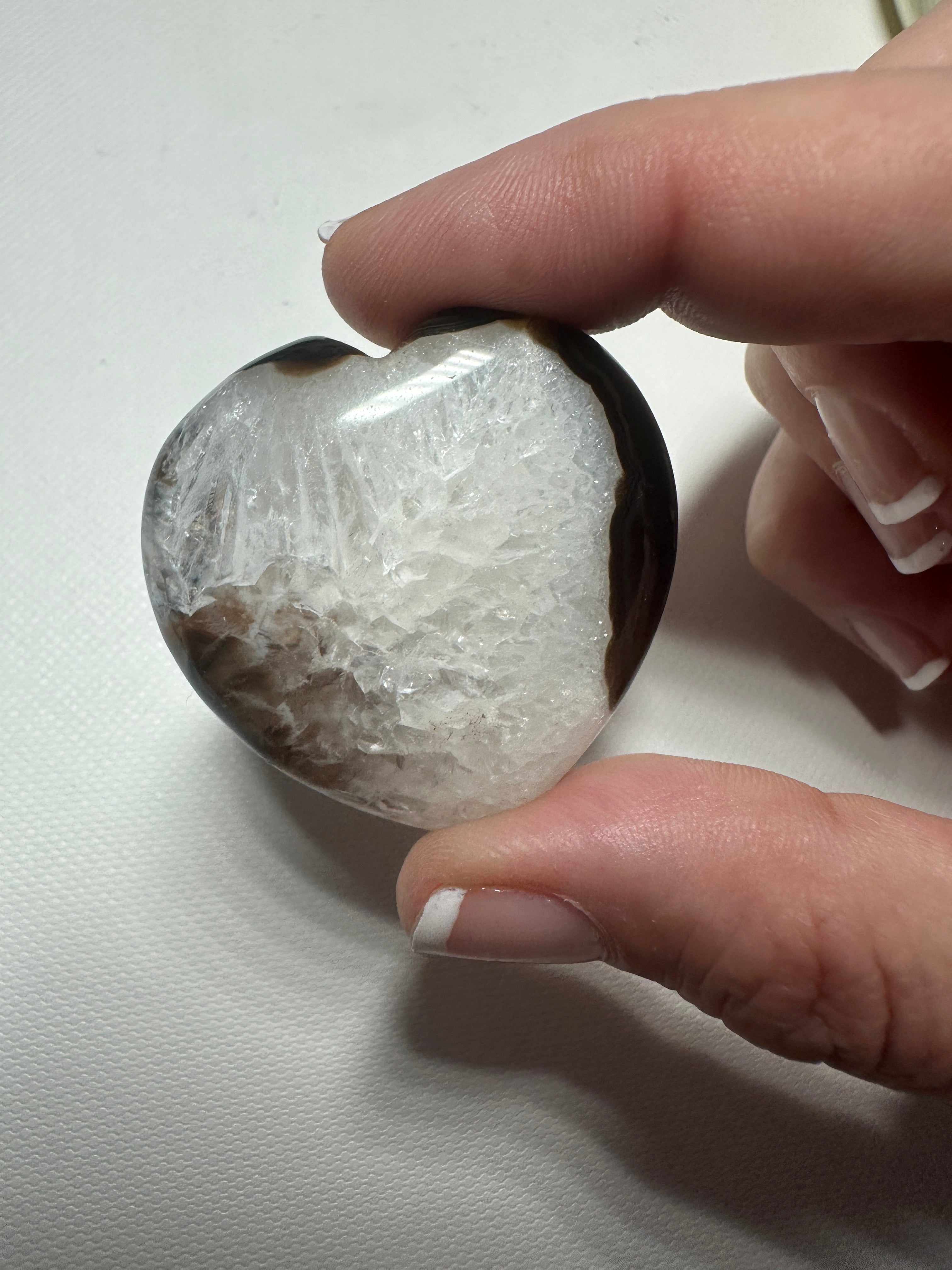 Black Agate Heart 3
