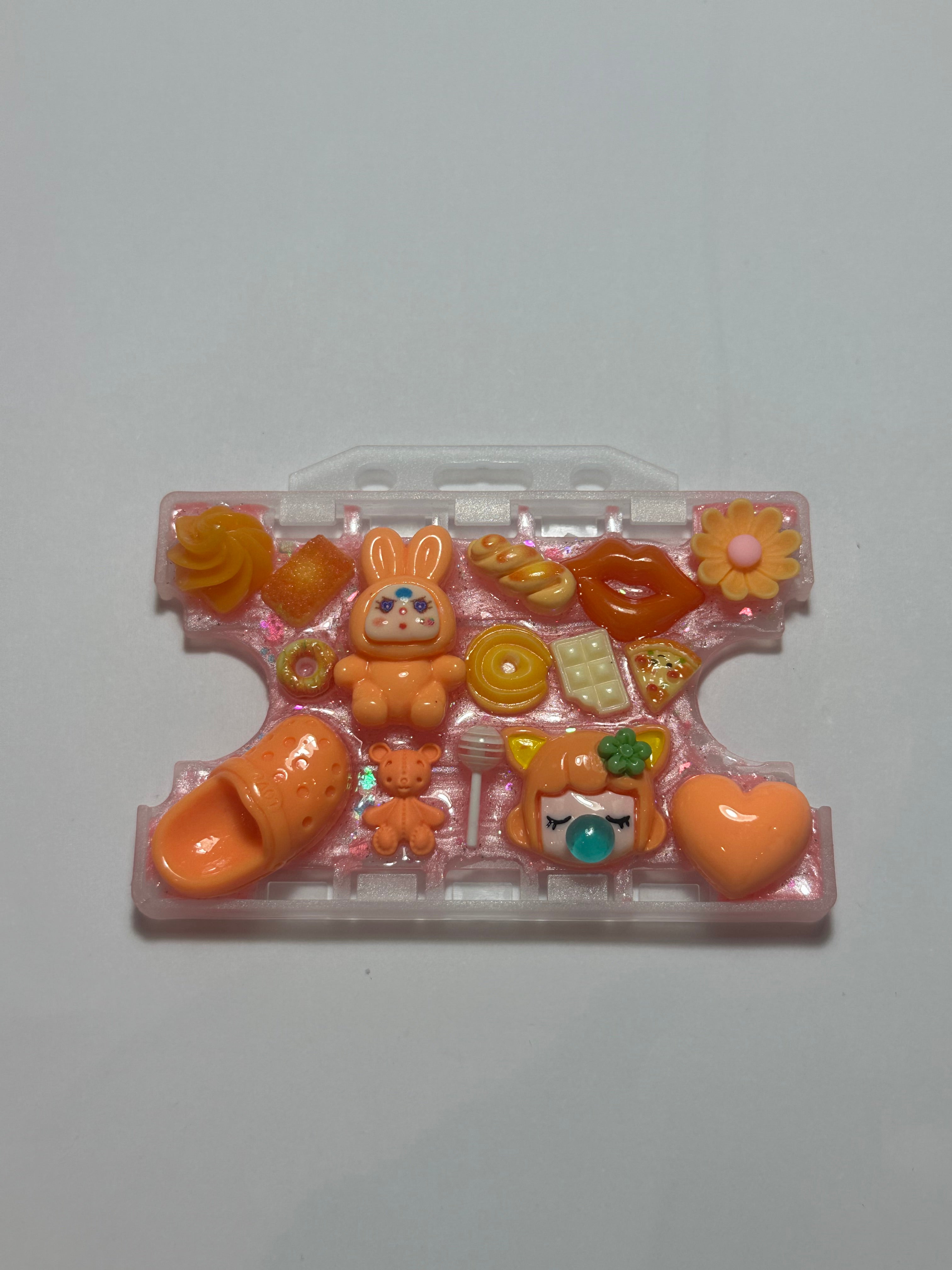 Handmade Resin Charm Lanyard Card Holder