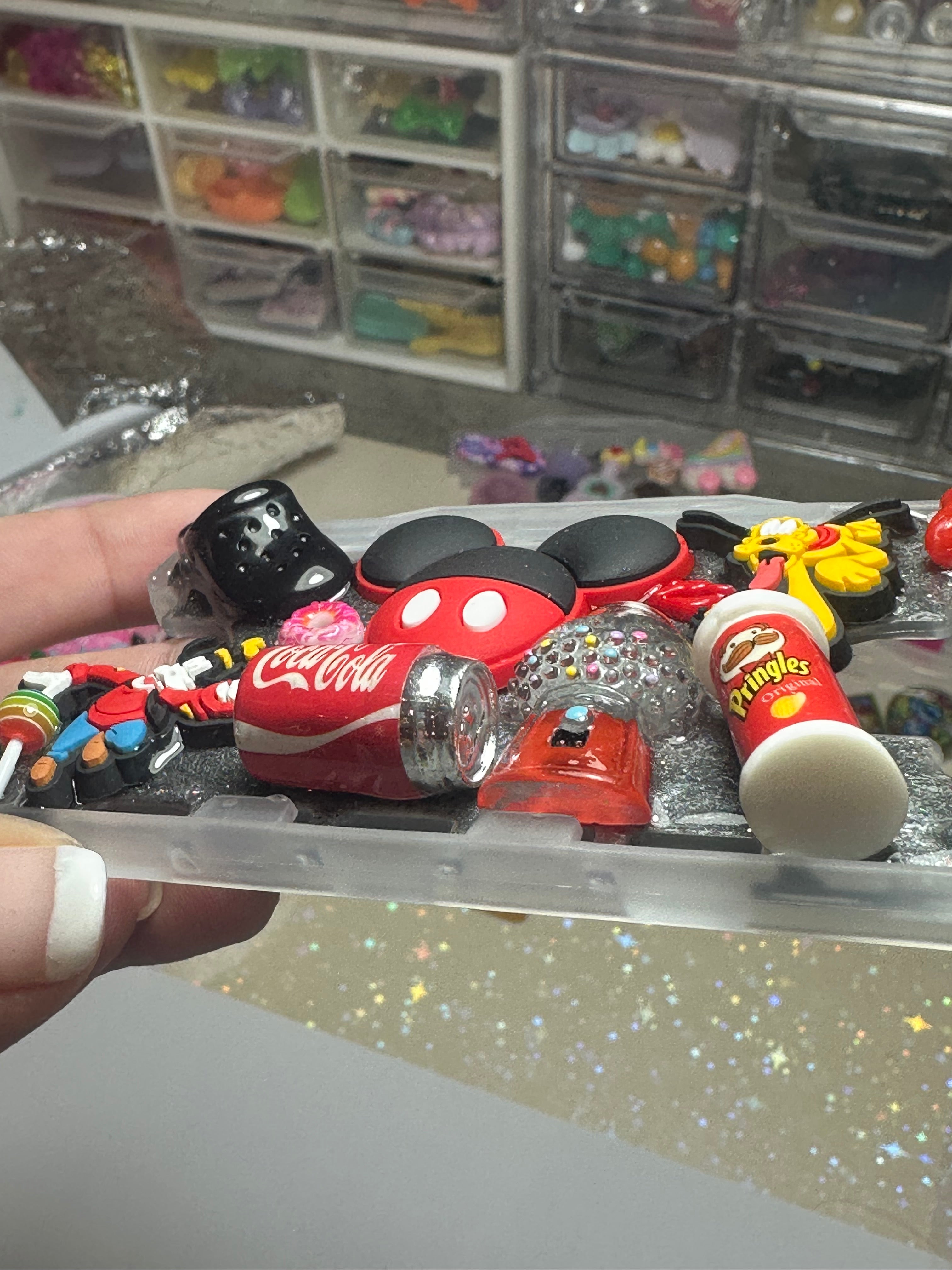 Handmade Resin Charm Lanyard Card Holder