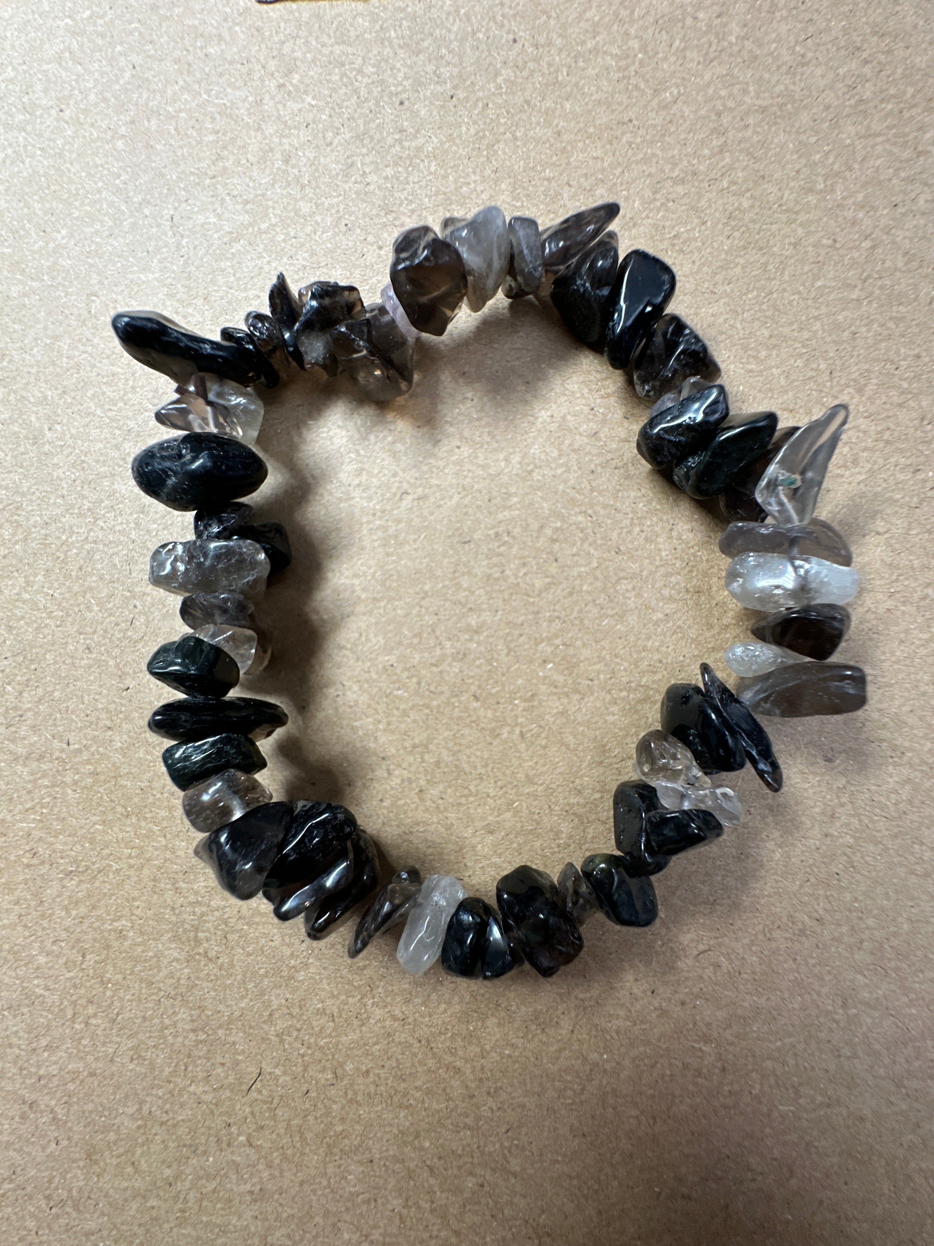Smokey Quartz Chip Bracelet