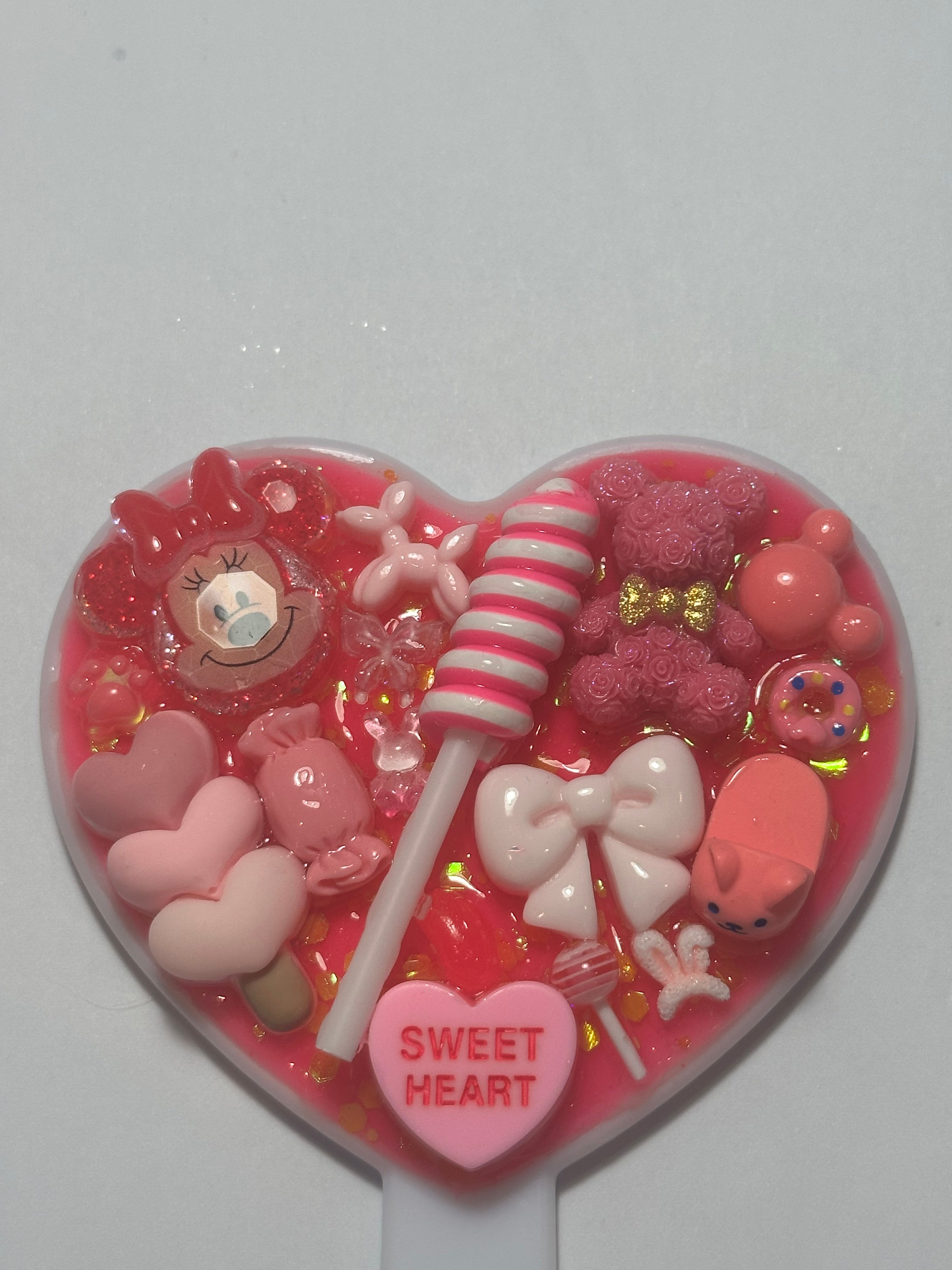 Small Handmade Resin Charm Hand Mirror