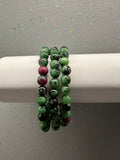 Ruby in Zoiste Beaded Bracelet