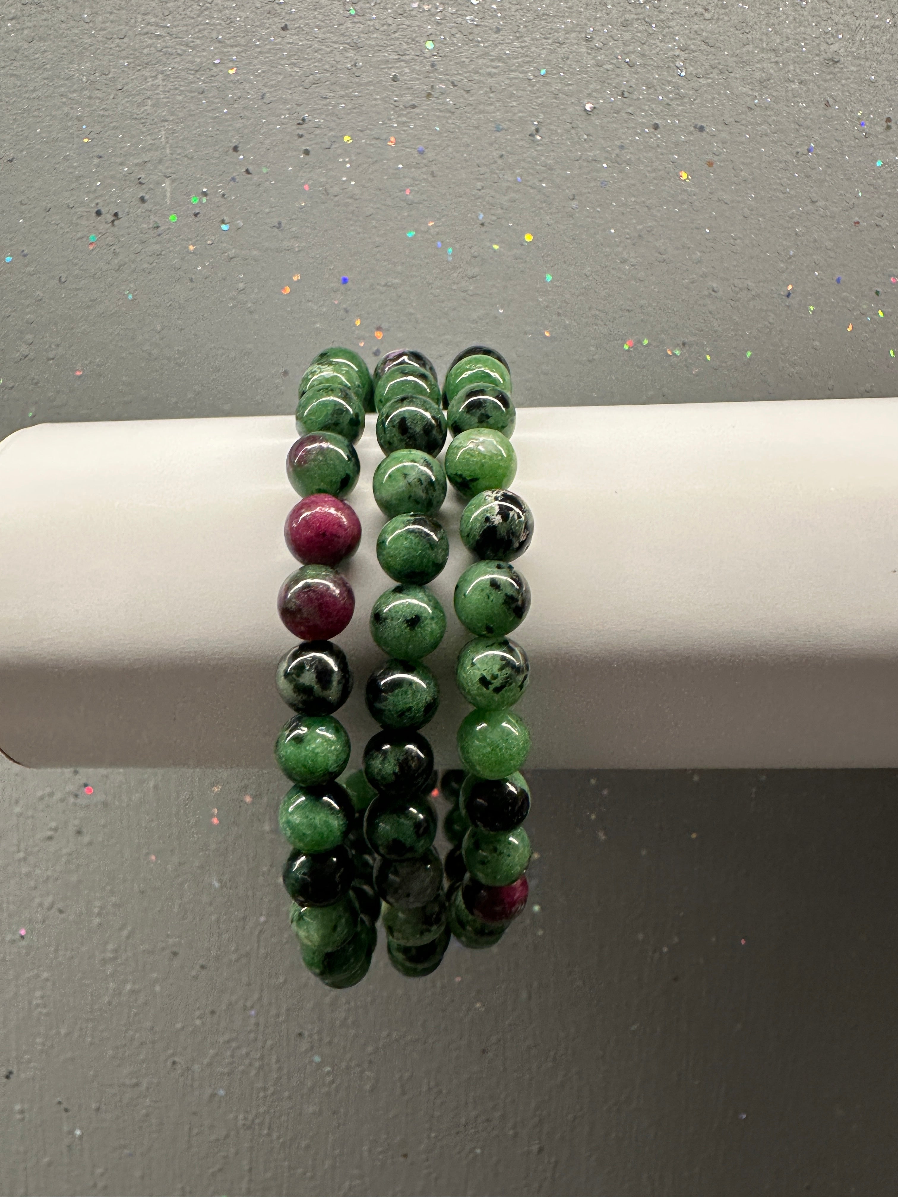 Ruby in Zoiste Beaded Bracelet
