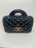 Obsidian HandBag Carving Large