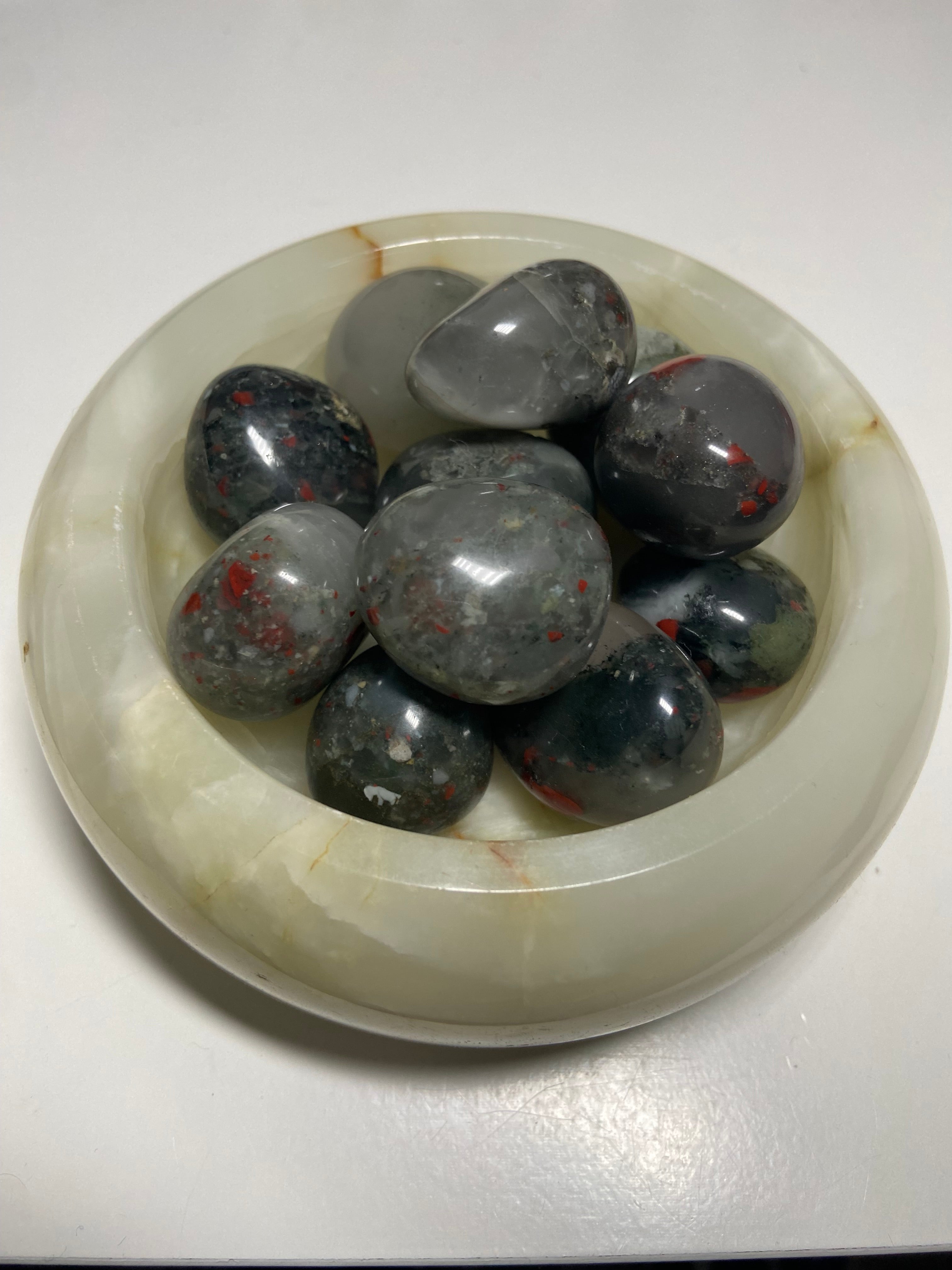 African Bloodstone Tumbles