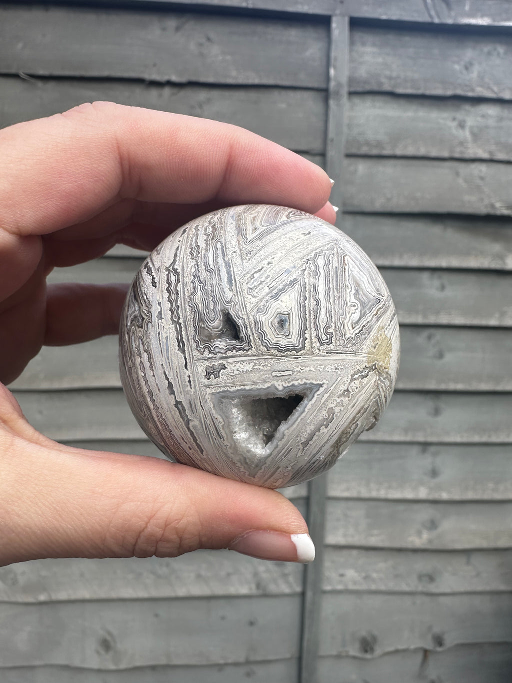Mexican Crazy Lace Agate Sphere