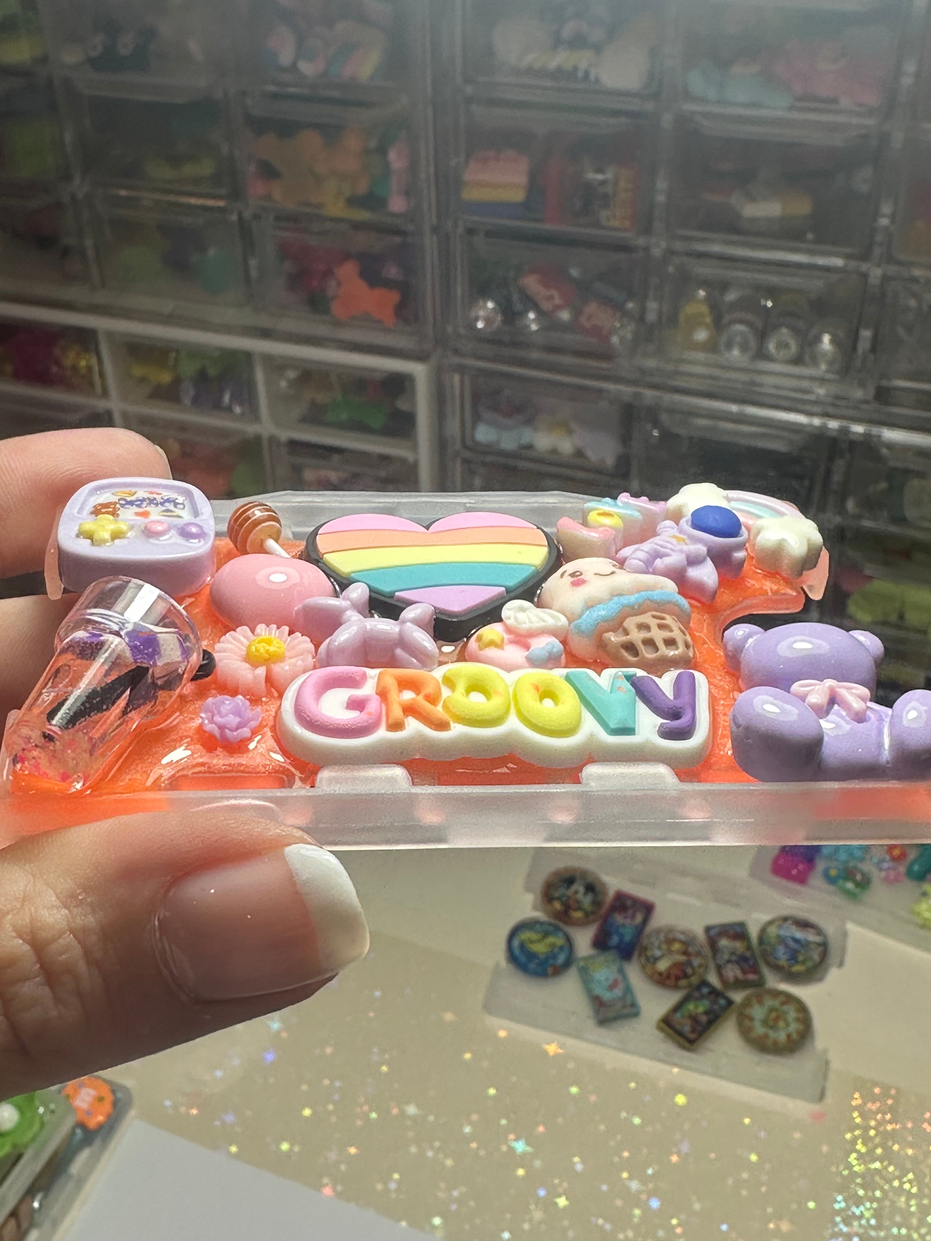 Handmade Resin Charm Lanyard Card Holder