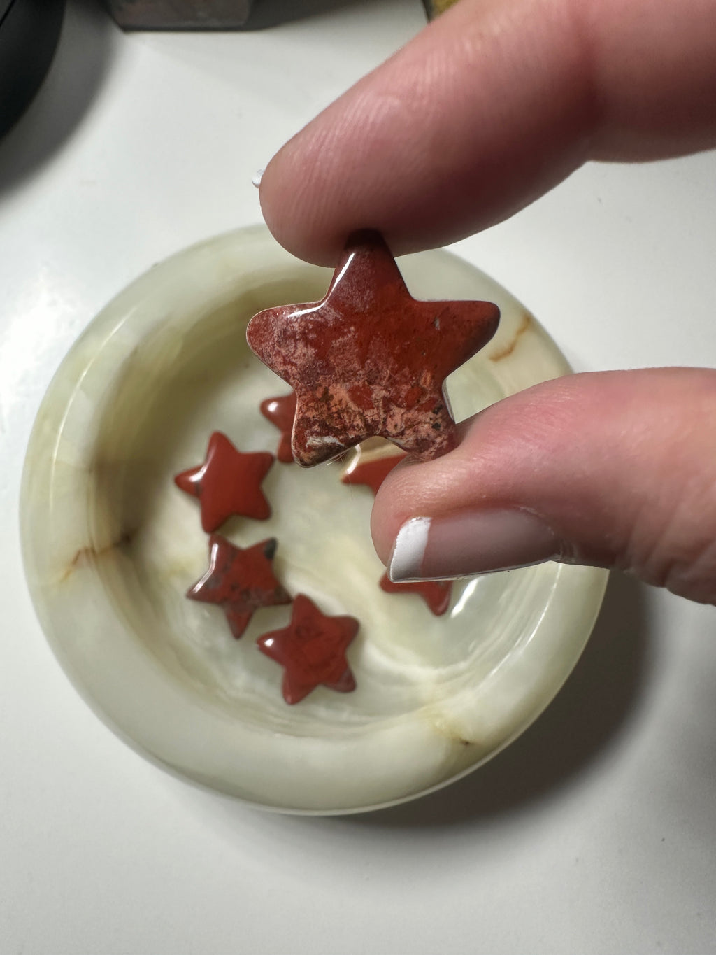 Mini Red Jasper Stars