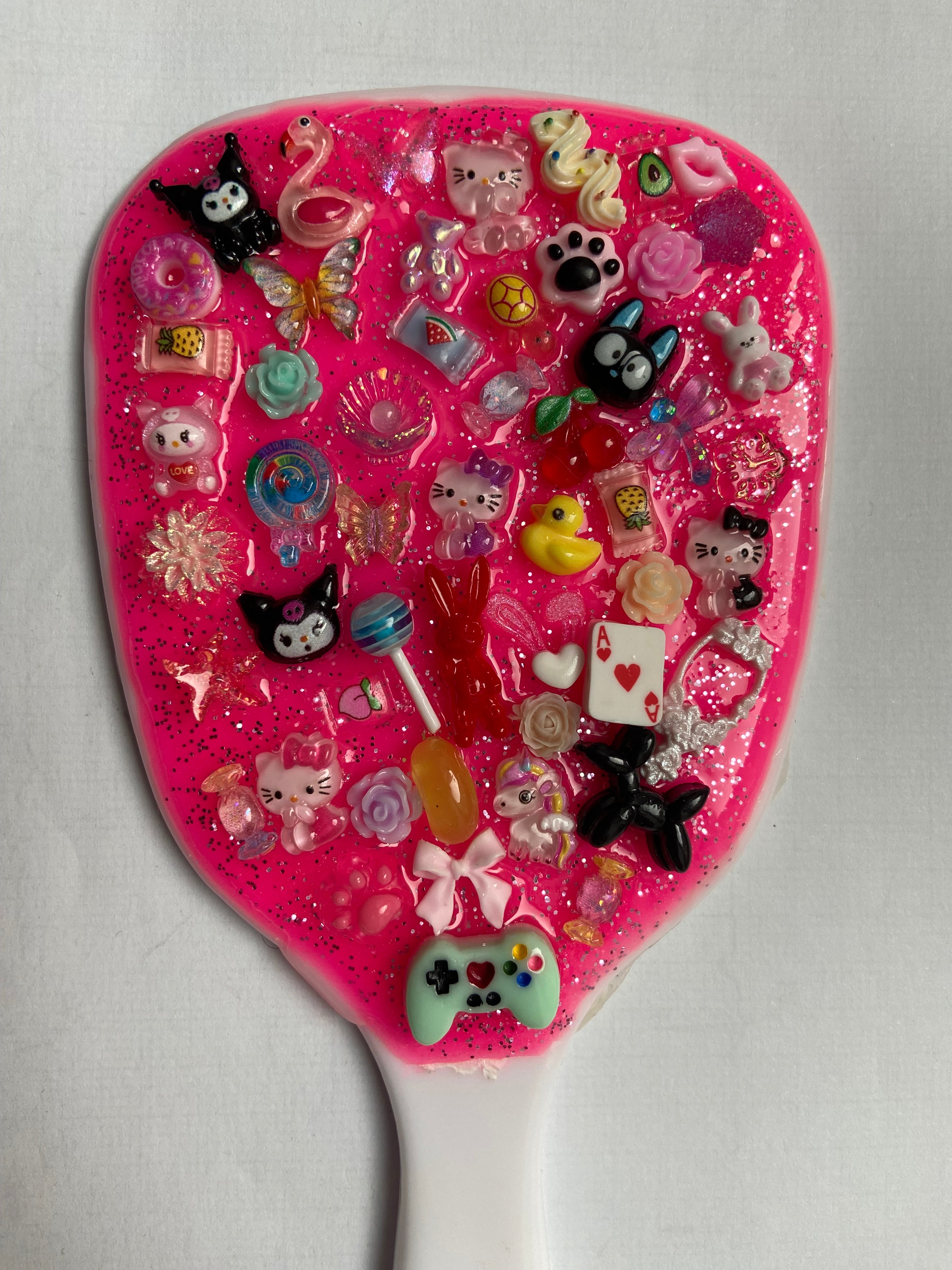 Handmade Resin Charm Hand Mirror