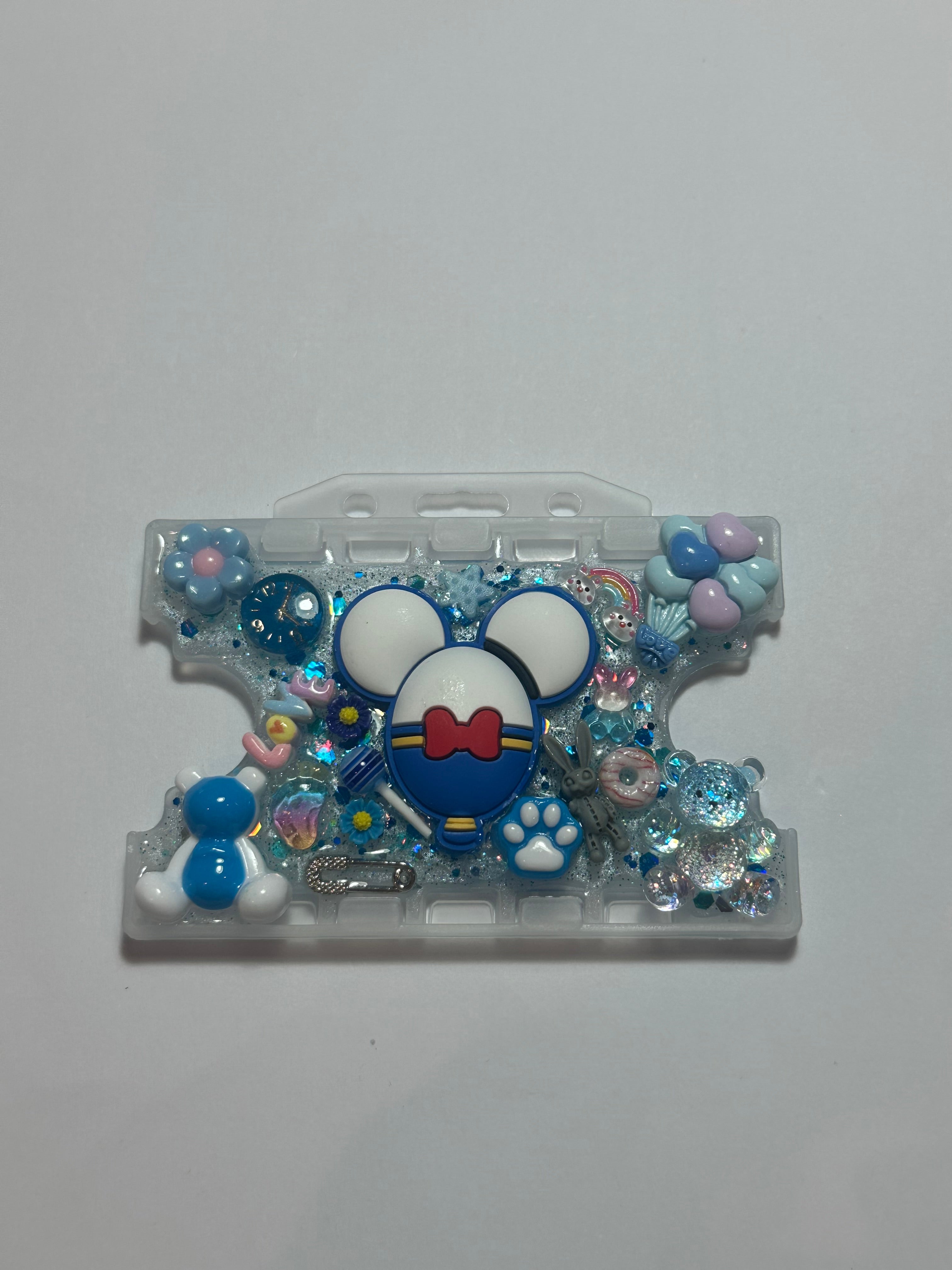 Handmade Resin Charm Lanyard Card Holder