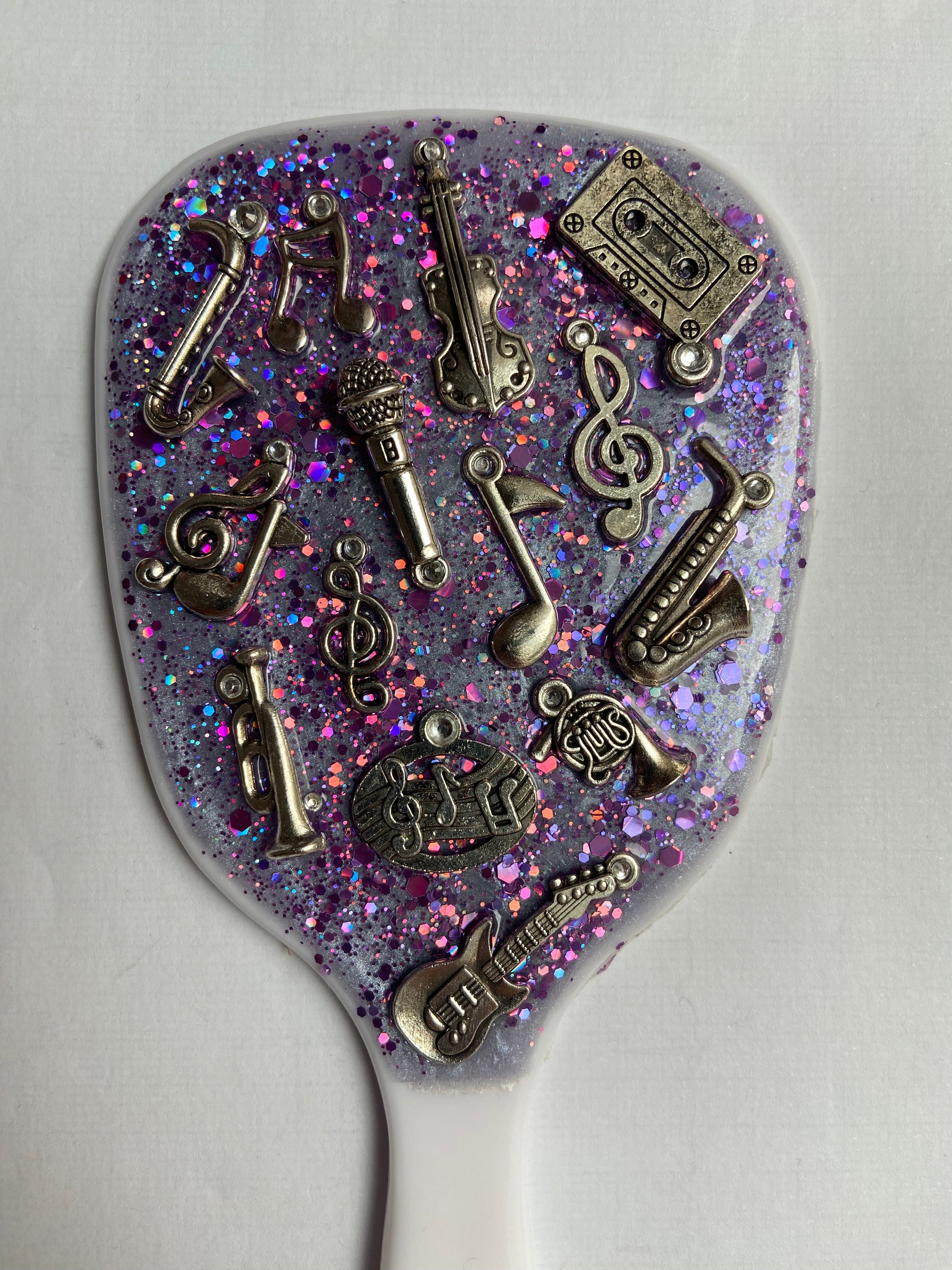 Handmade Resin Charm Hand Mirror