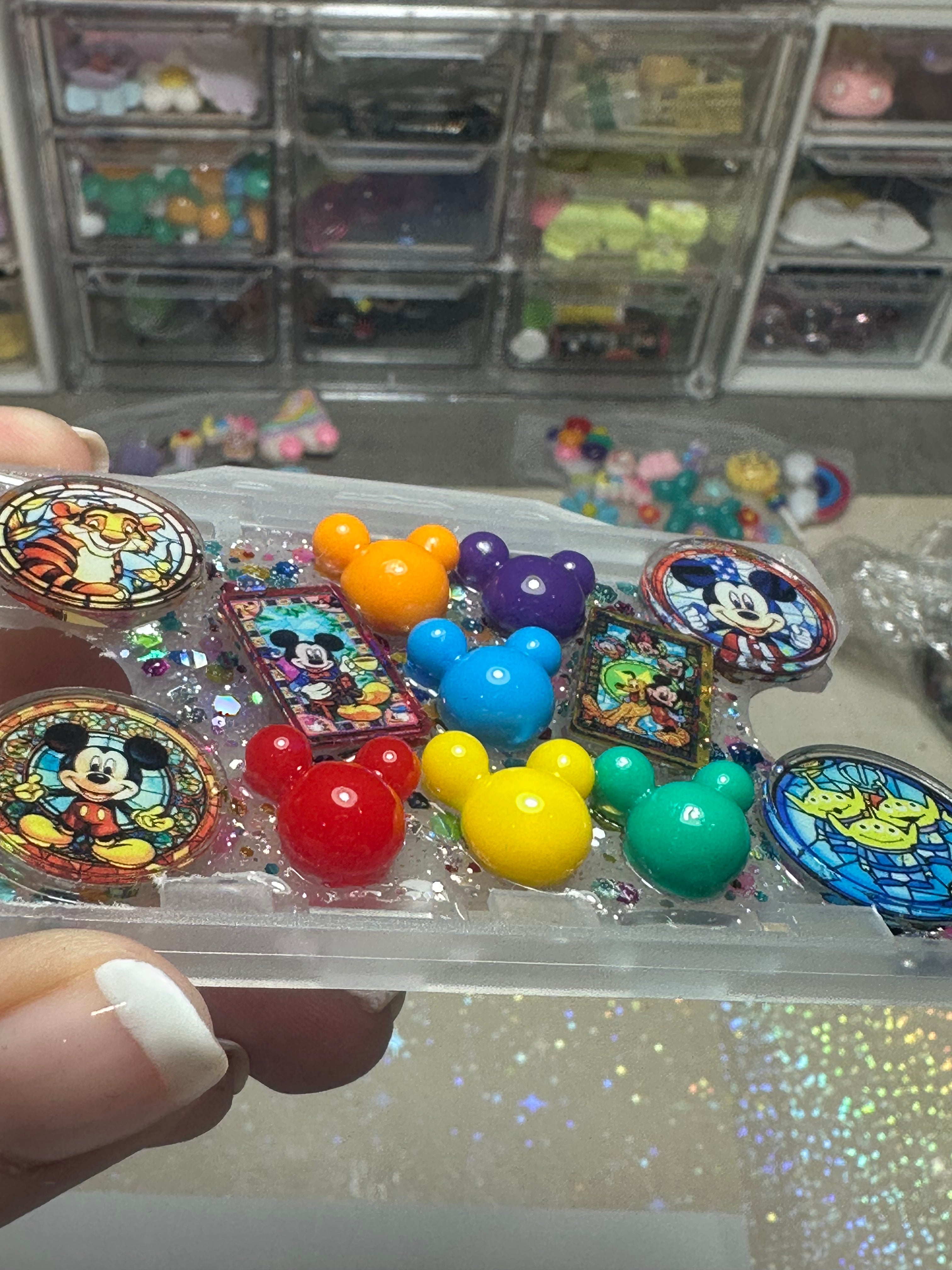 Handmade Resin Charm Lanyard Card Holder