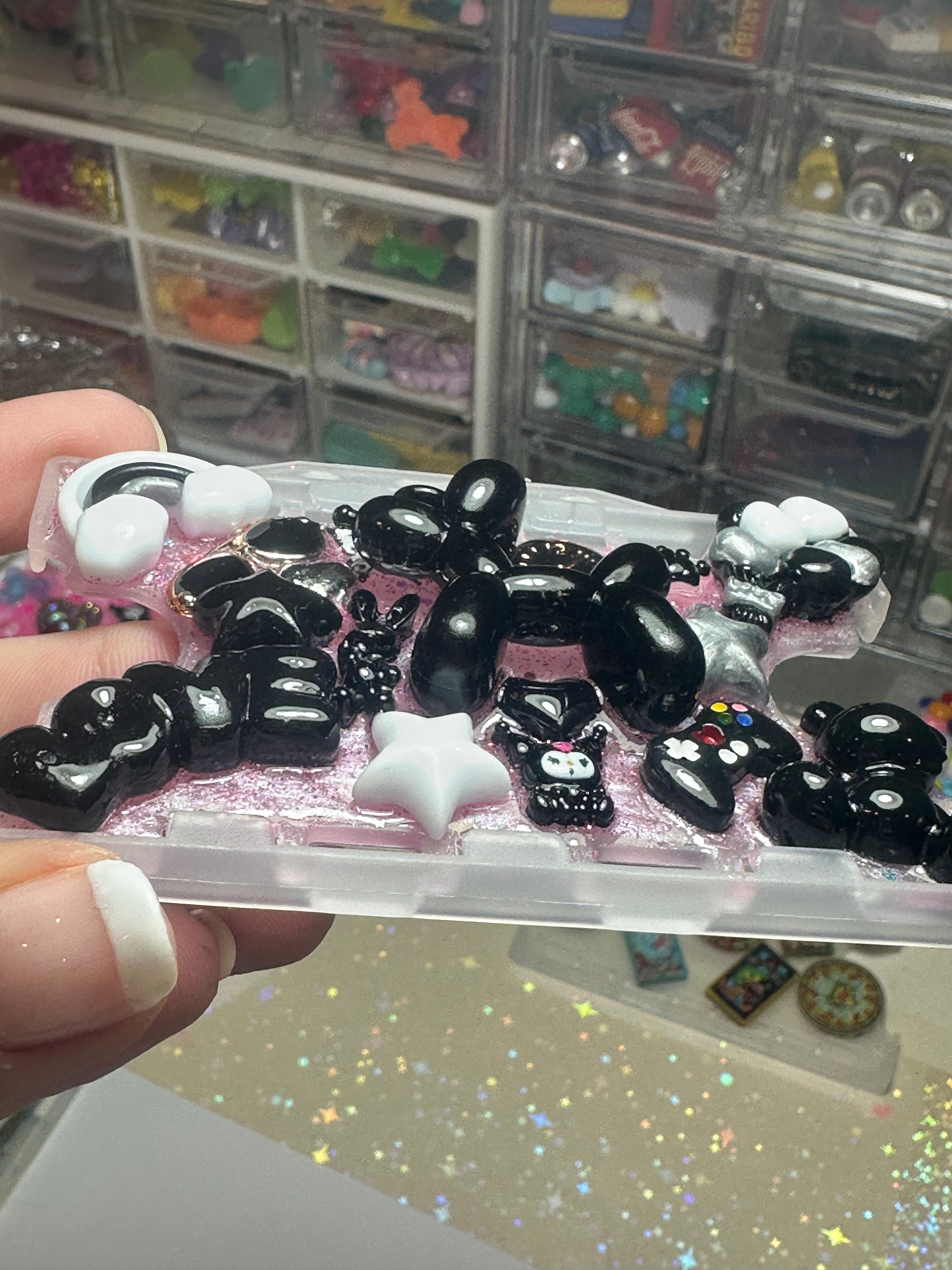 Handmade Resin Charm Lanyard Card Holder