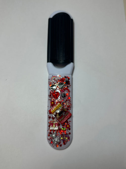 Folding Brush With Mirror