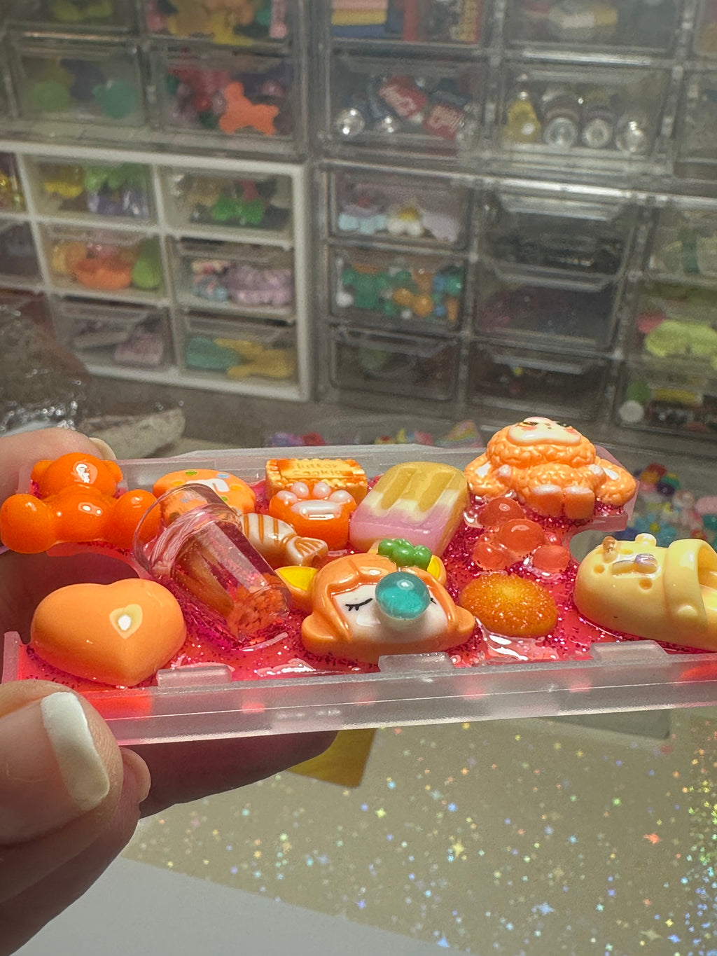 Handmade Resin Charm Lanyard Card Holder