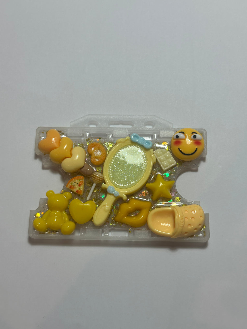 Handmade Resin Charm Lanyard Card Holder