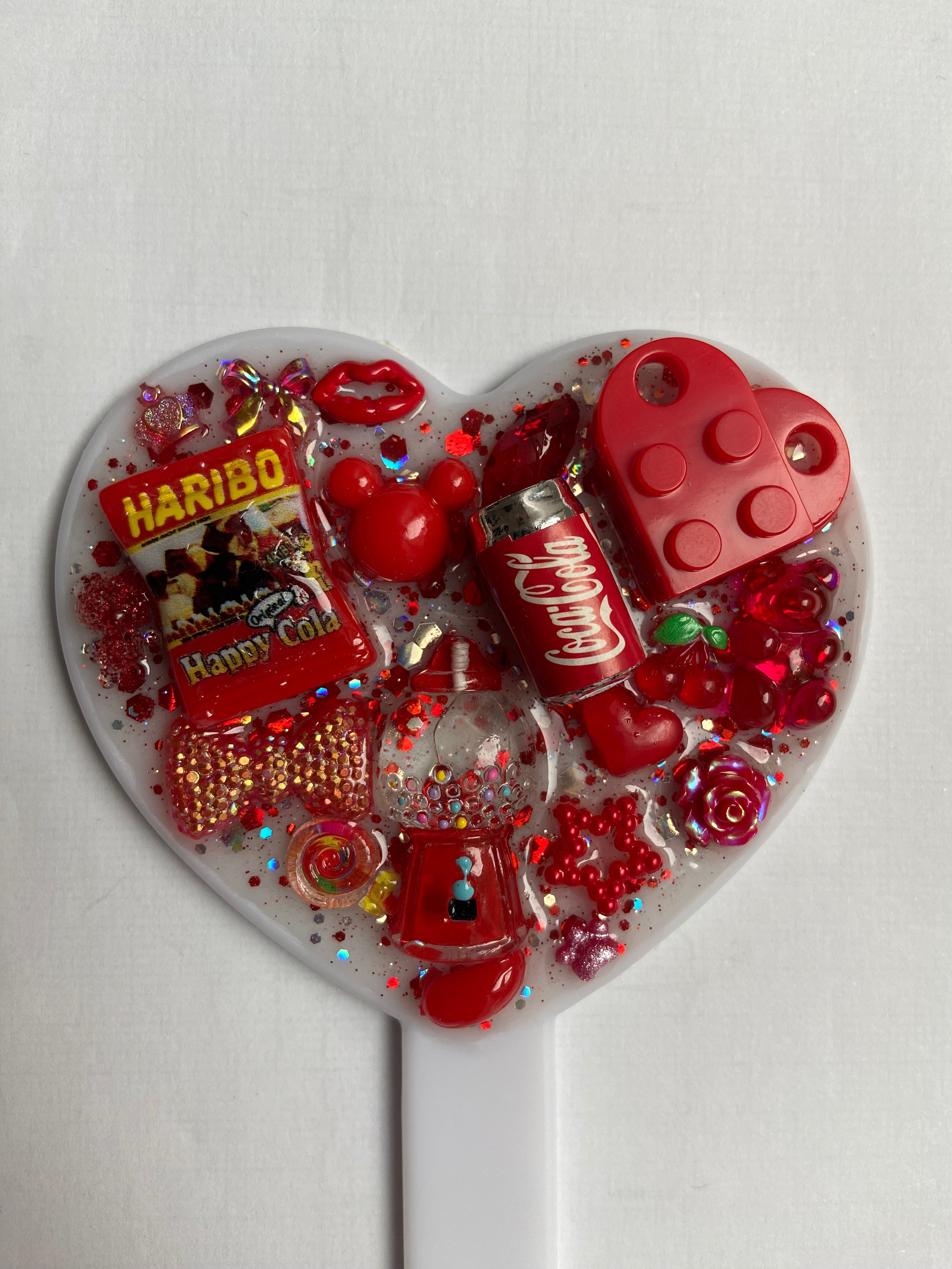 Small Handmade Resin Charm Hand Mirror