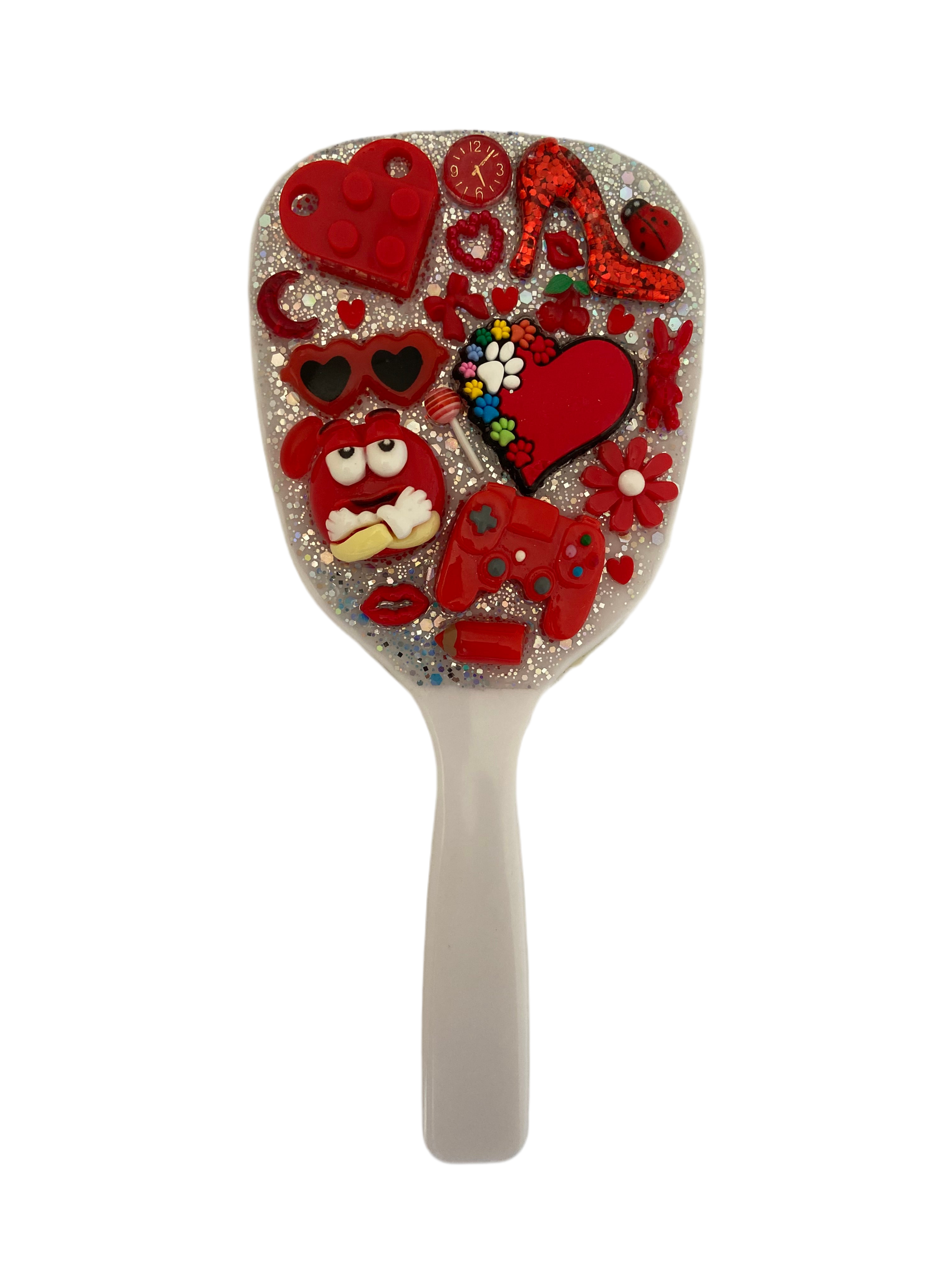 Handmade Resin Charm Hand Mirror