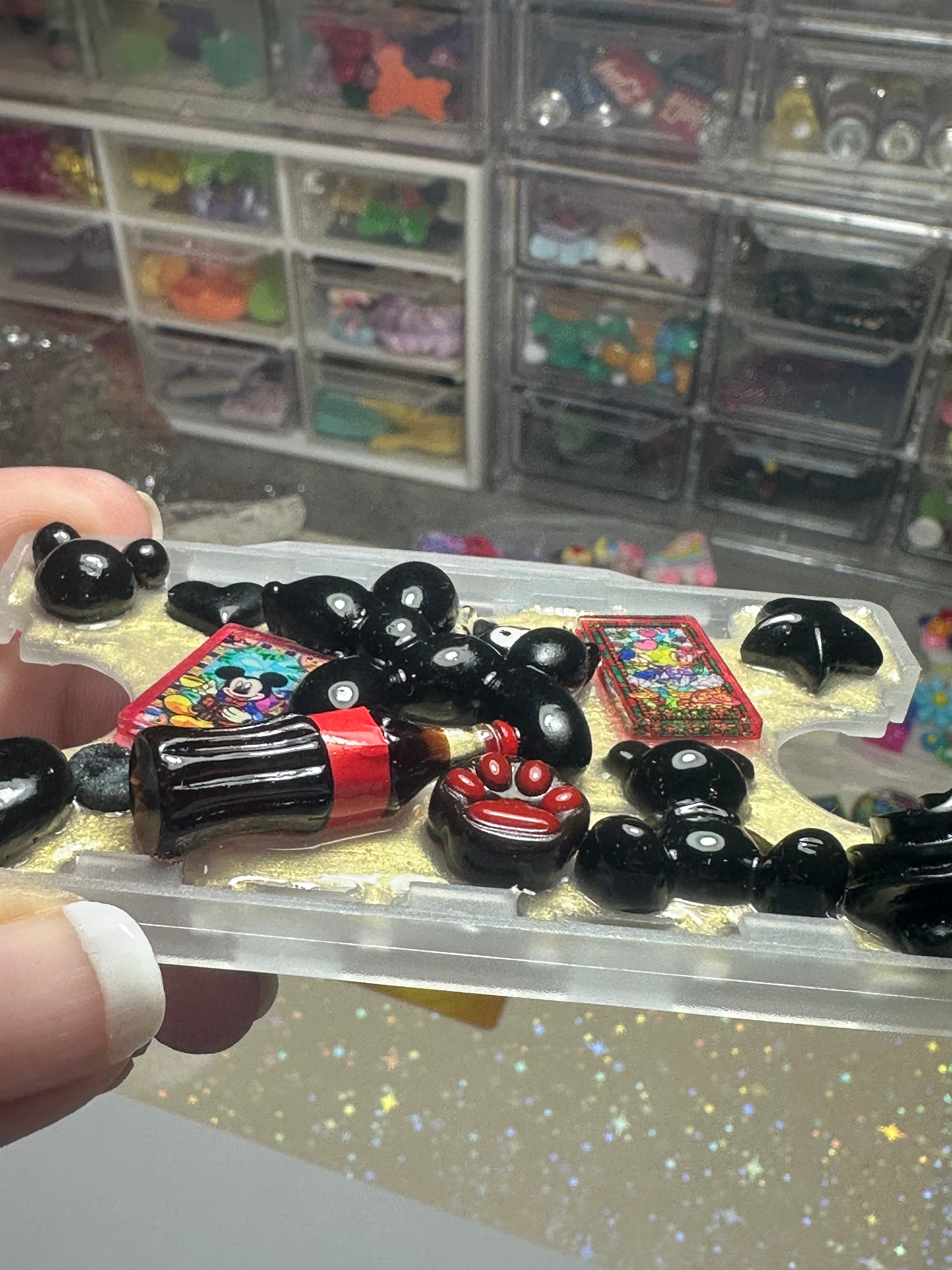 Handmade Resin Charm Lanyard Card Holder