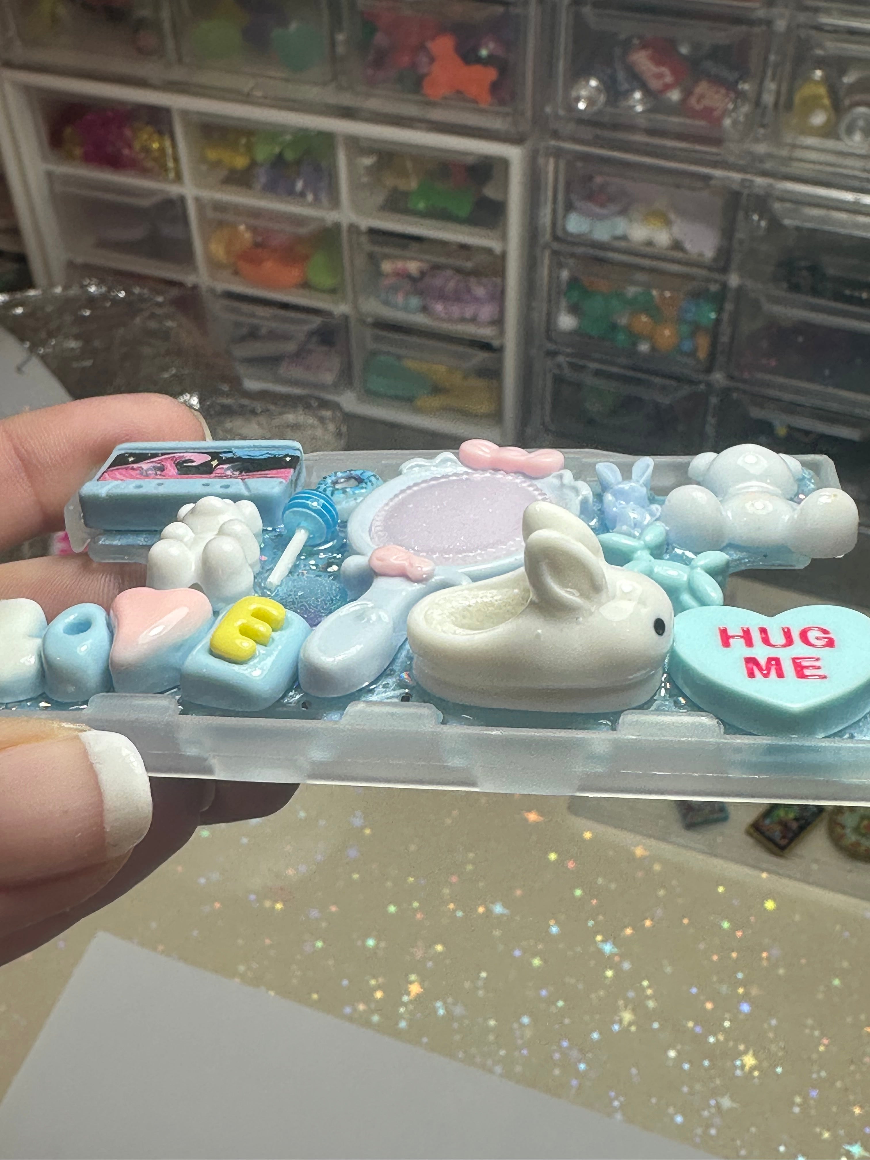 Handmade Resin Charm Lanyard Card Holder