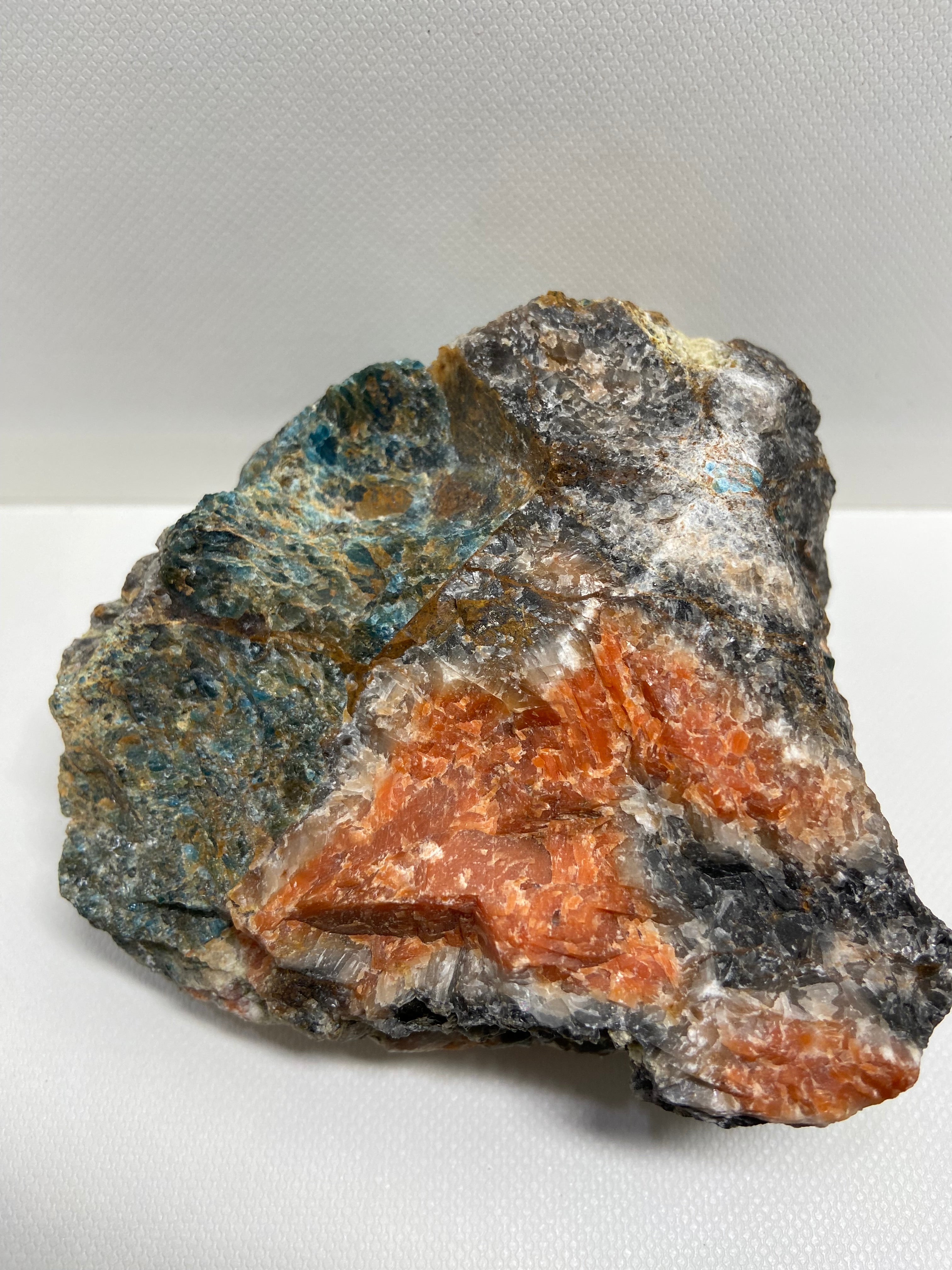 Raw Blue Apatite & Sunstone Raw