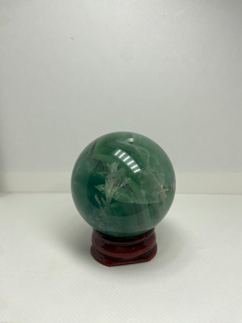 Green Fluorite Sphere