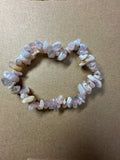 Flower Agate Chip Bracelet