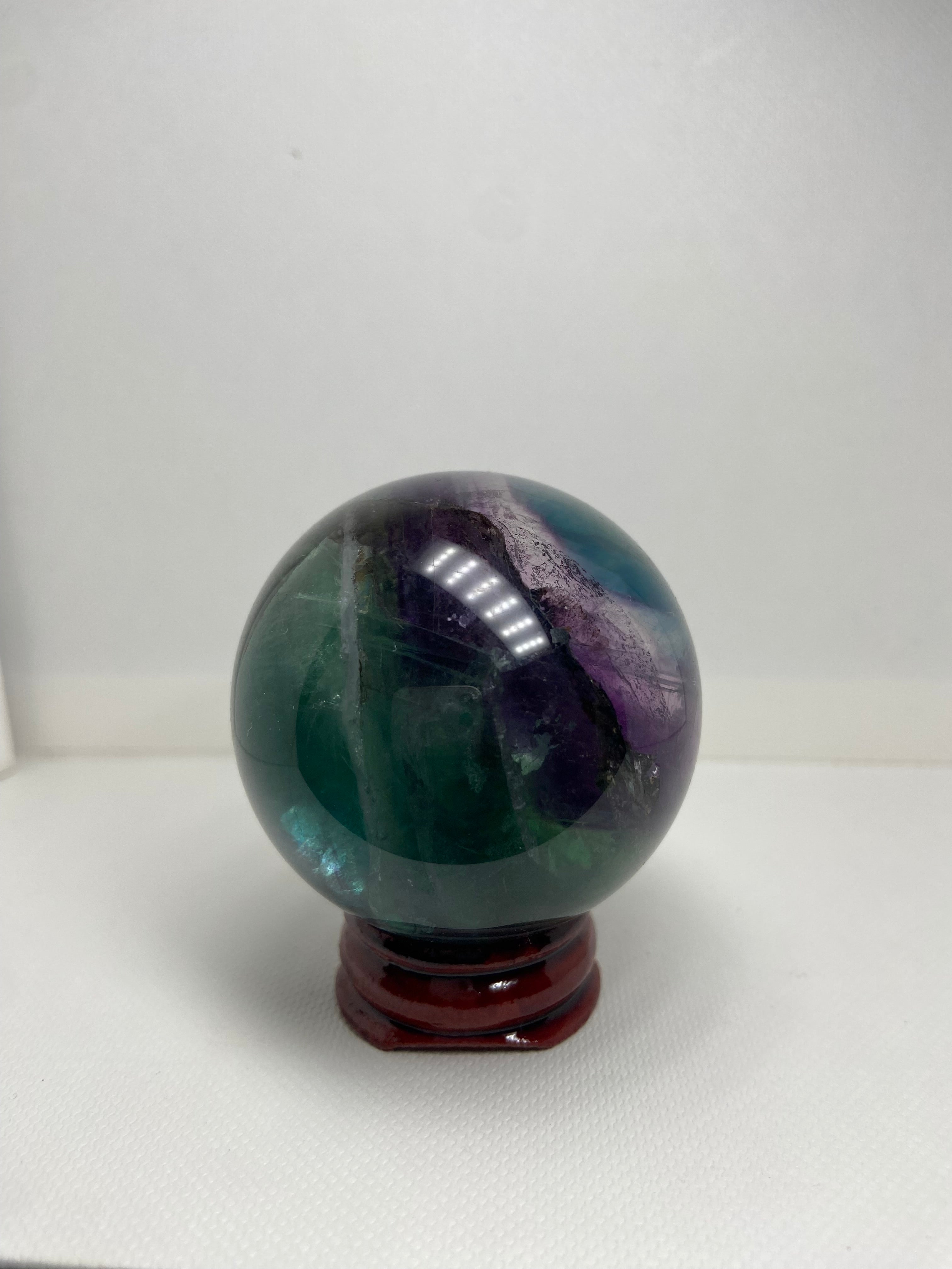 Rainbow Fluorite Sphere