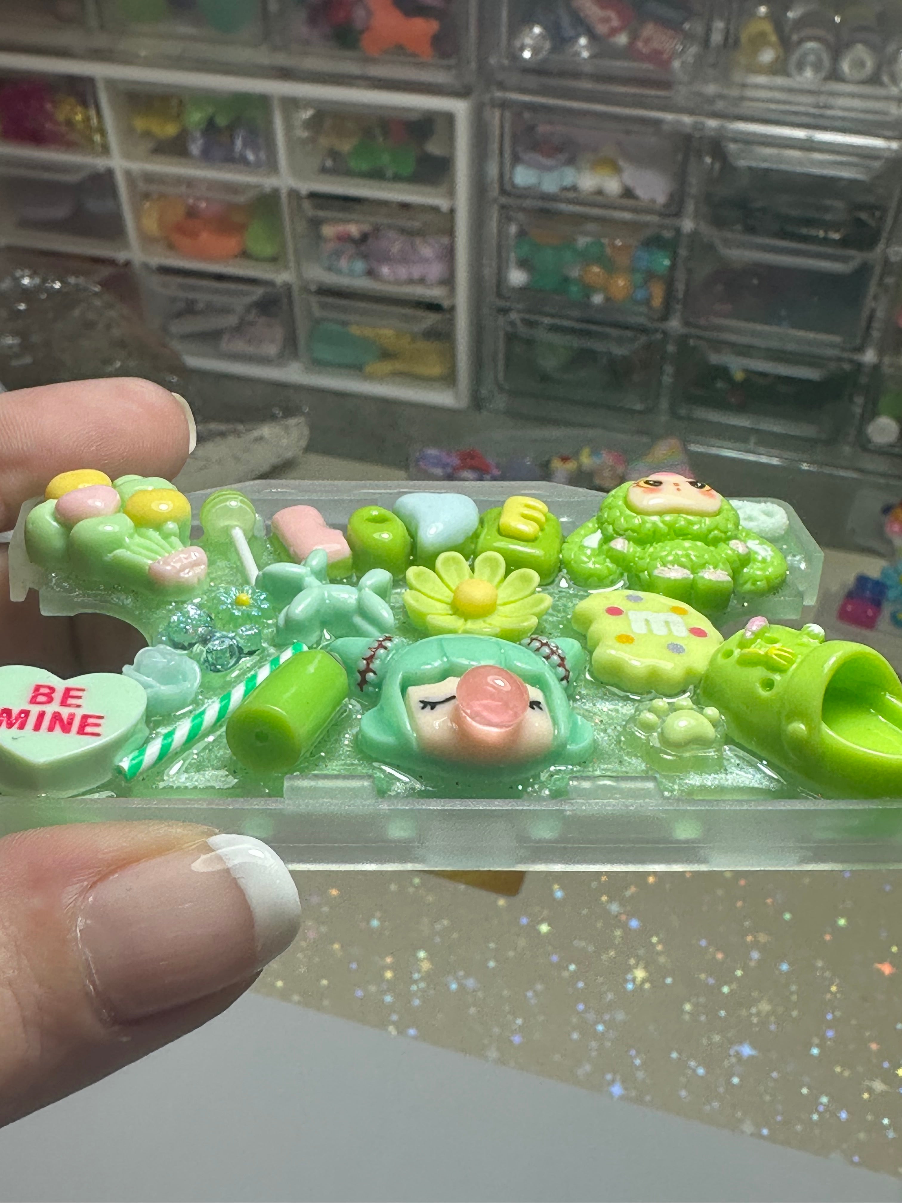 Handmade Resin Charm Lanyard Card Holder