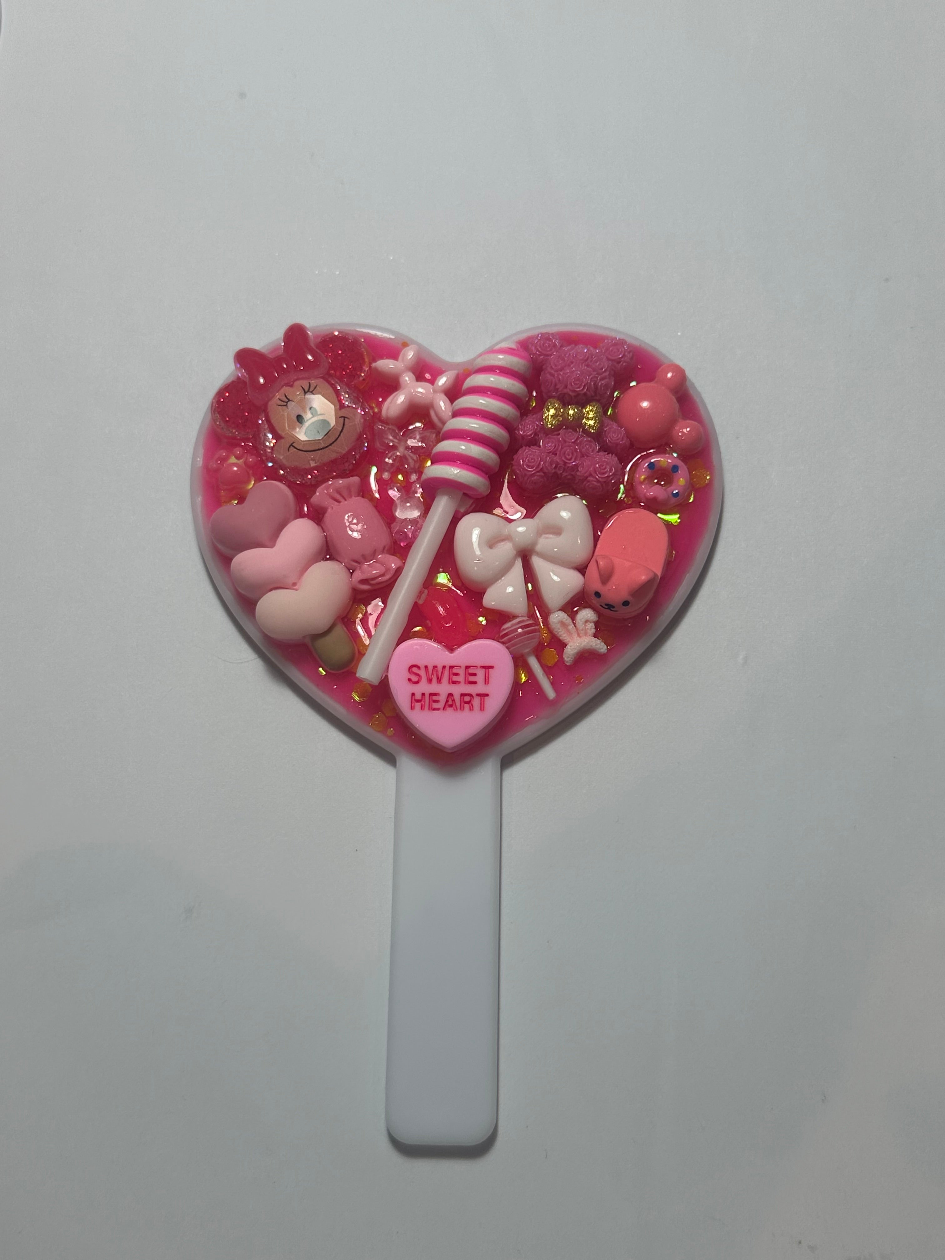 Small Handmade Resin Charm Hand Mirror