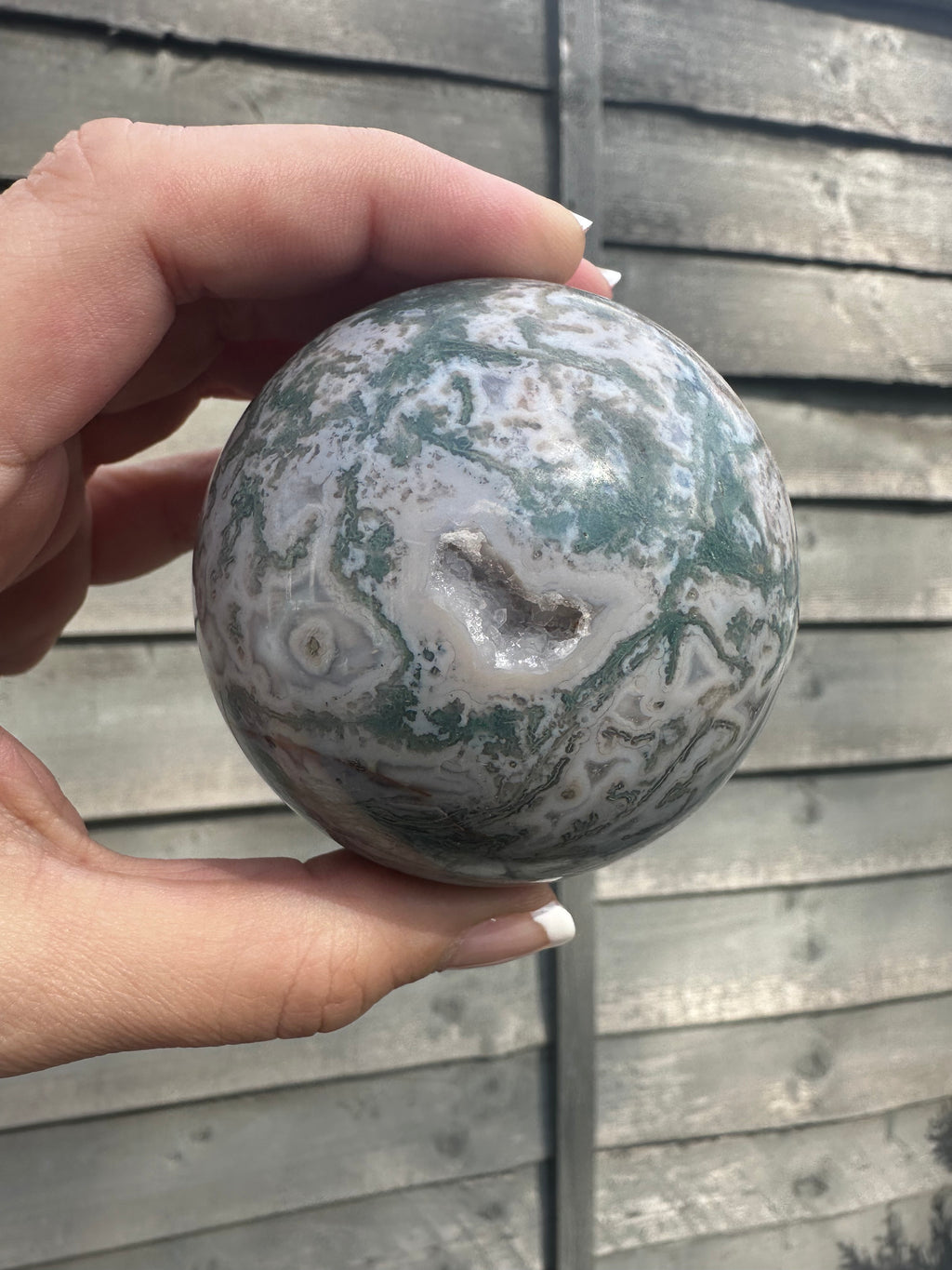 Moss Agate Sphere