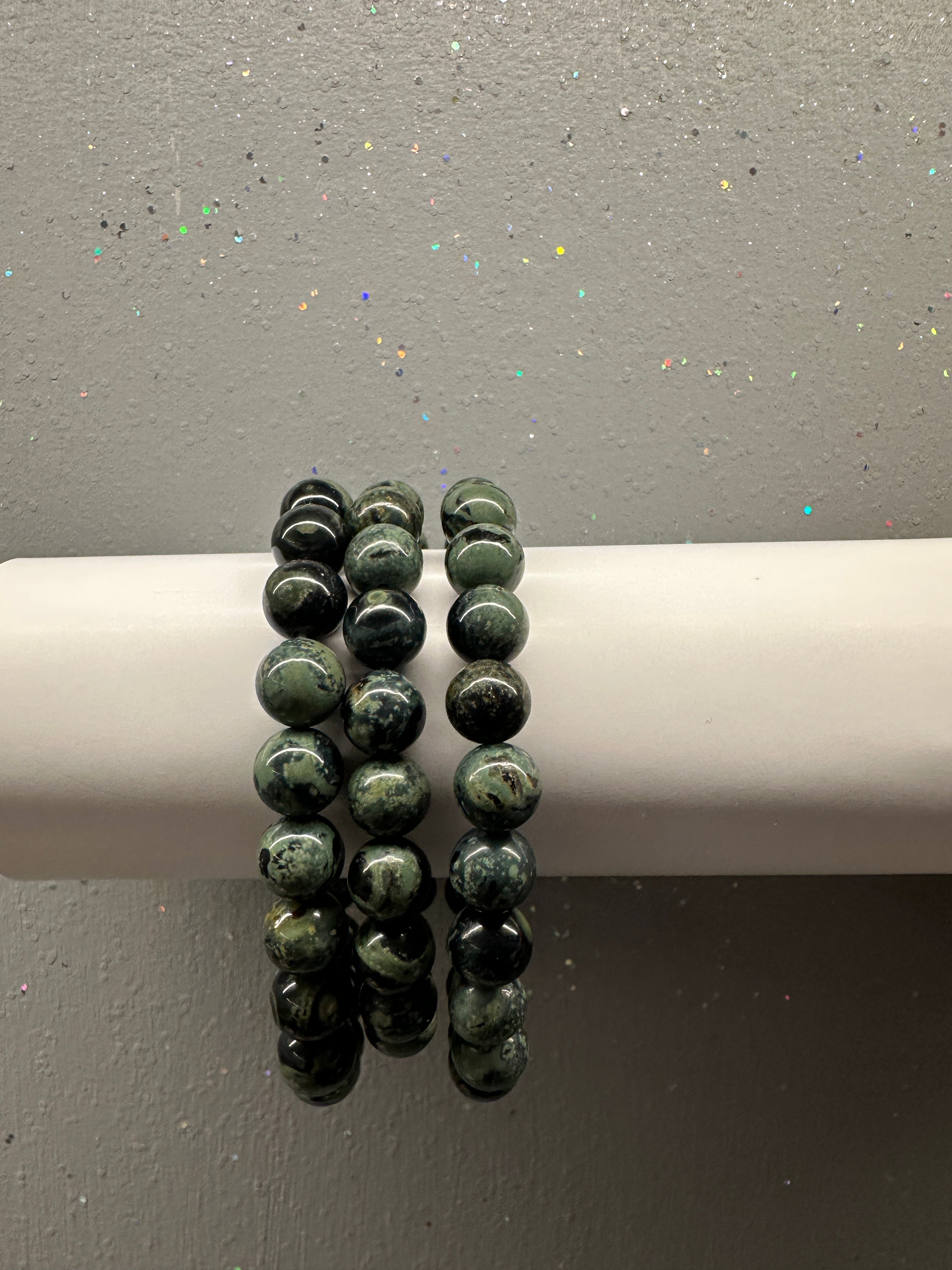 Kambaba Jasper Beaded Bracelet
