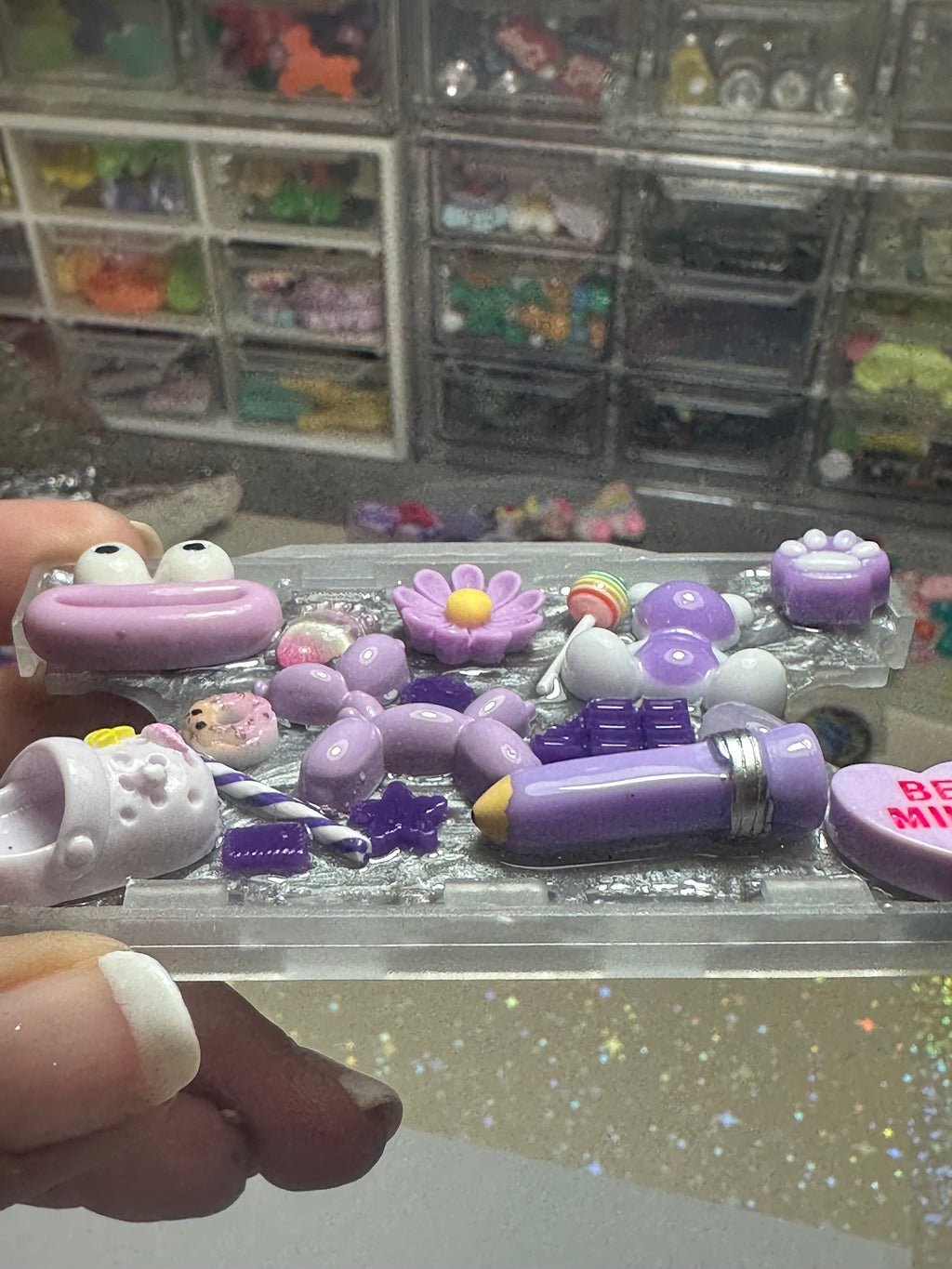 Handmade Resin Charm Lanyard Card Holder