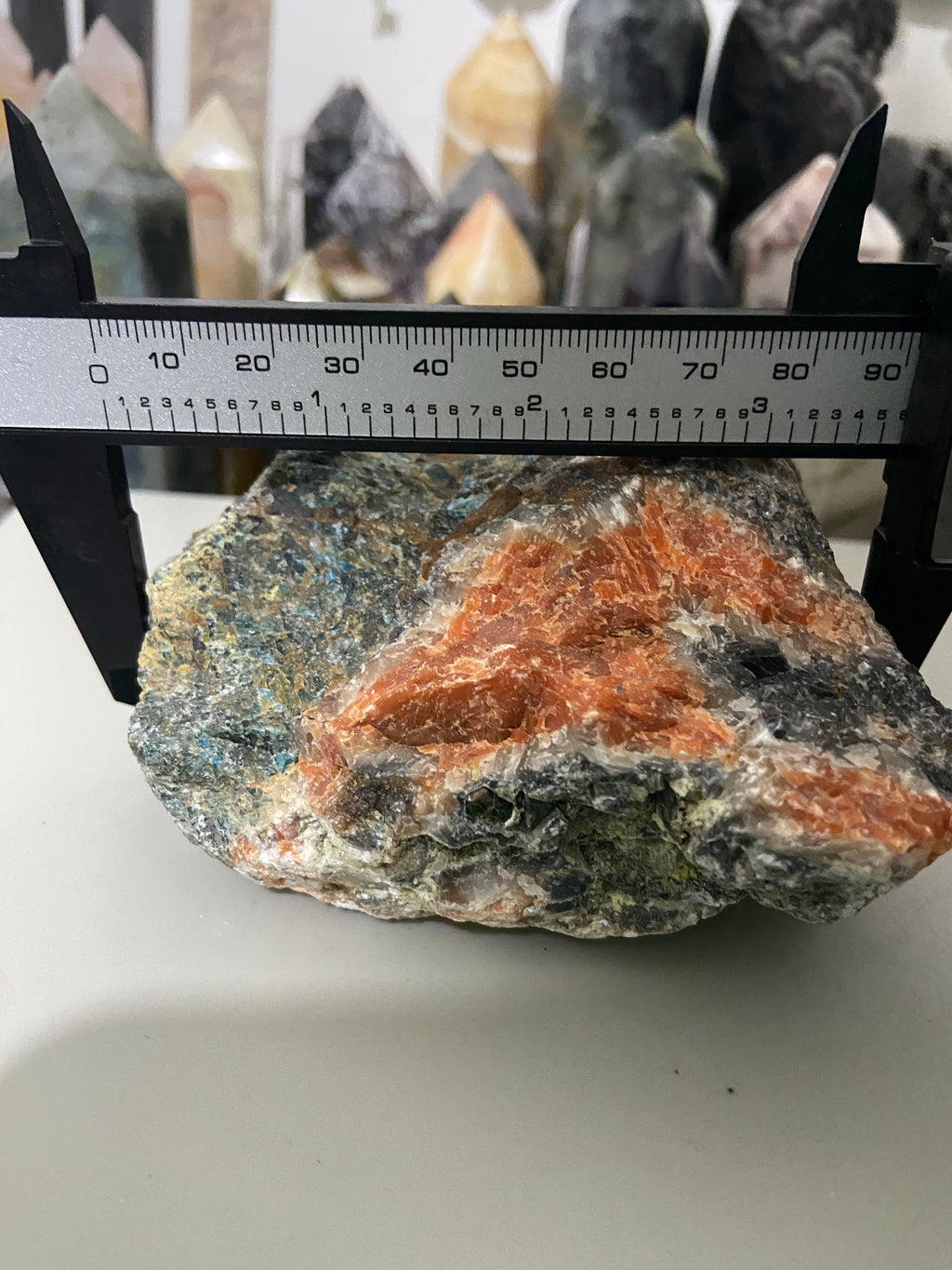 Raw Blue Apatite & Sunstone Raw